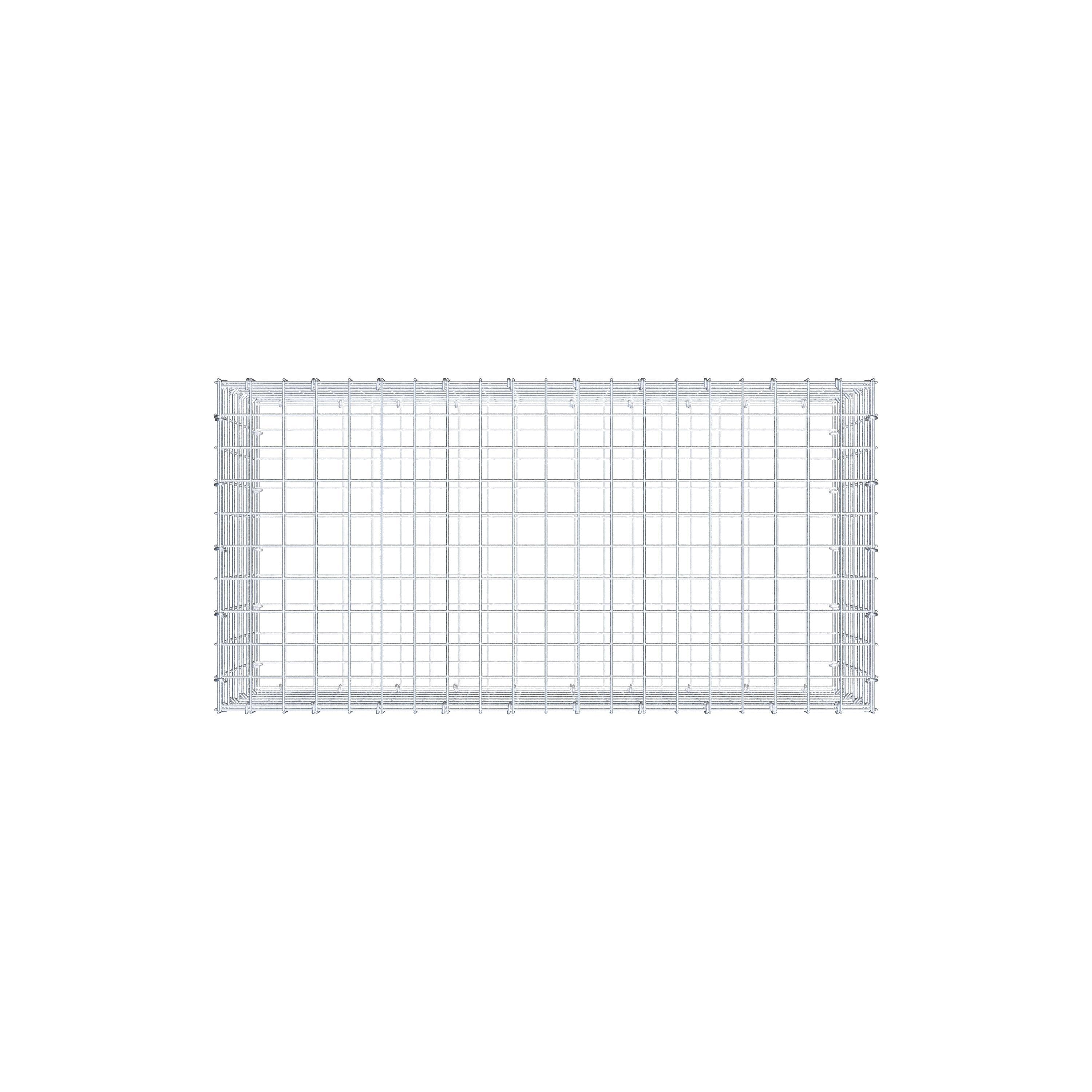 Gabion 100 cm x 40 cm x 50 cm (L x H x D), maskestørrelse 5 cm x 5 cm, C-ring