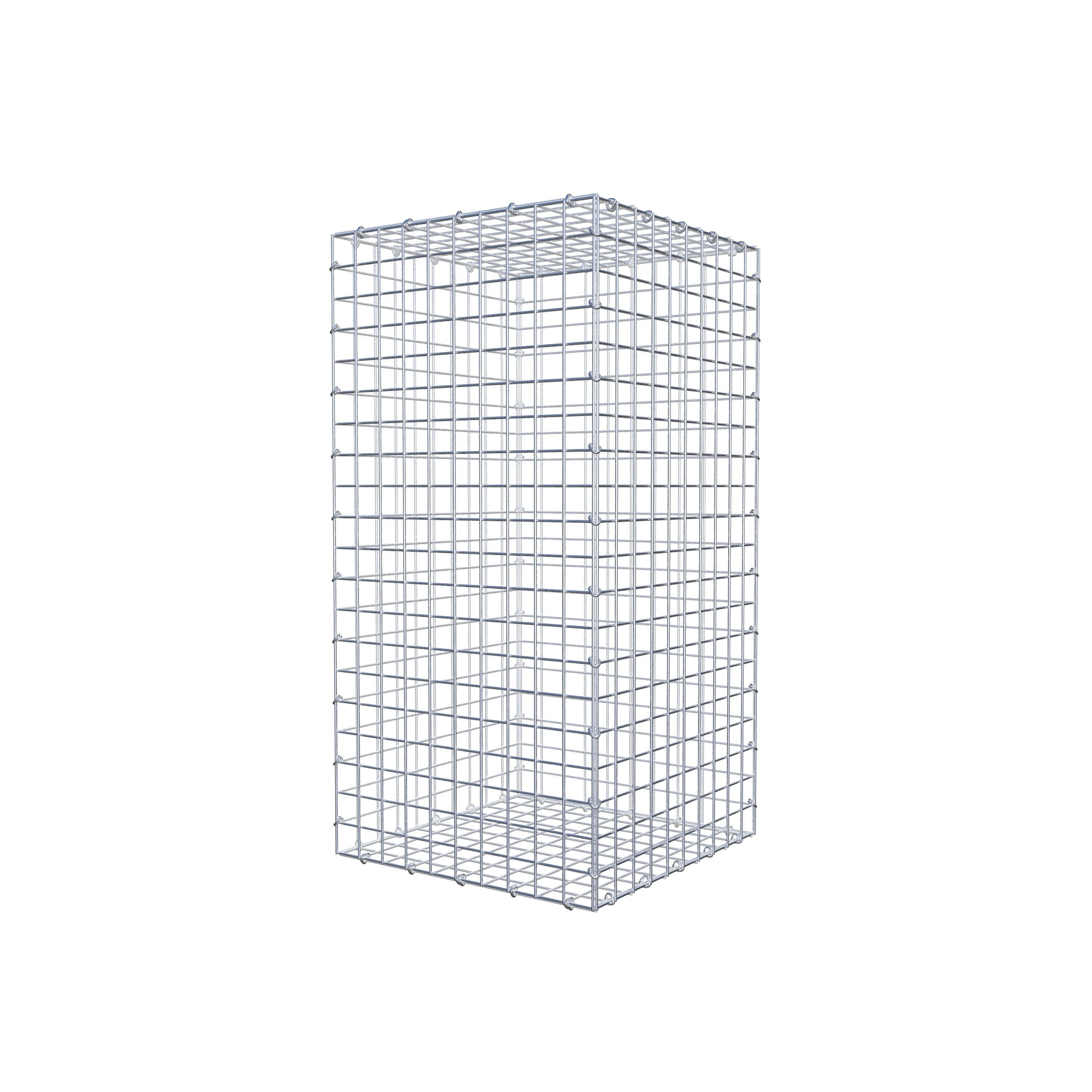 Gabion 100 cm x 50 cm x 50 cm (L x H x D), maskestørrelse 5 cm x 5 cm, C-ring