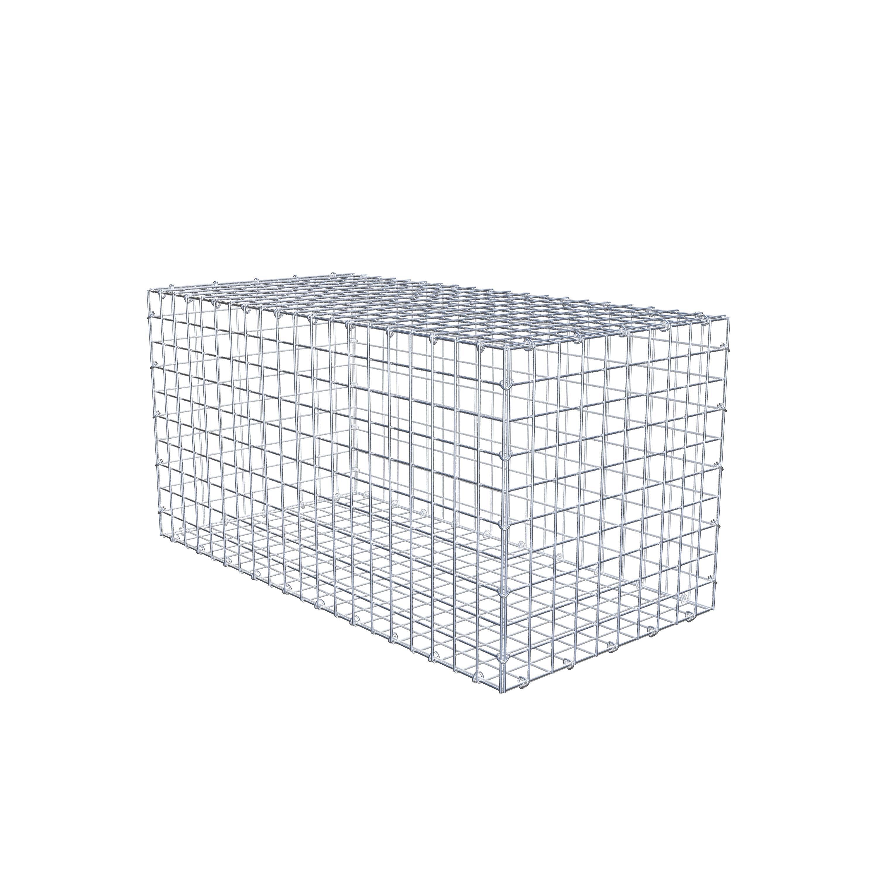 Gabion 100 cm x 50 cm x 50 cm (L x H x D), maskestørrelse 5 cm x 5 cm, C-ring