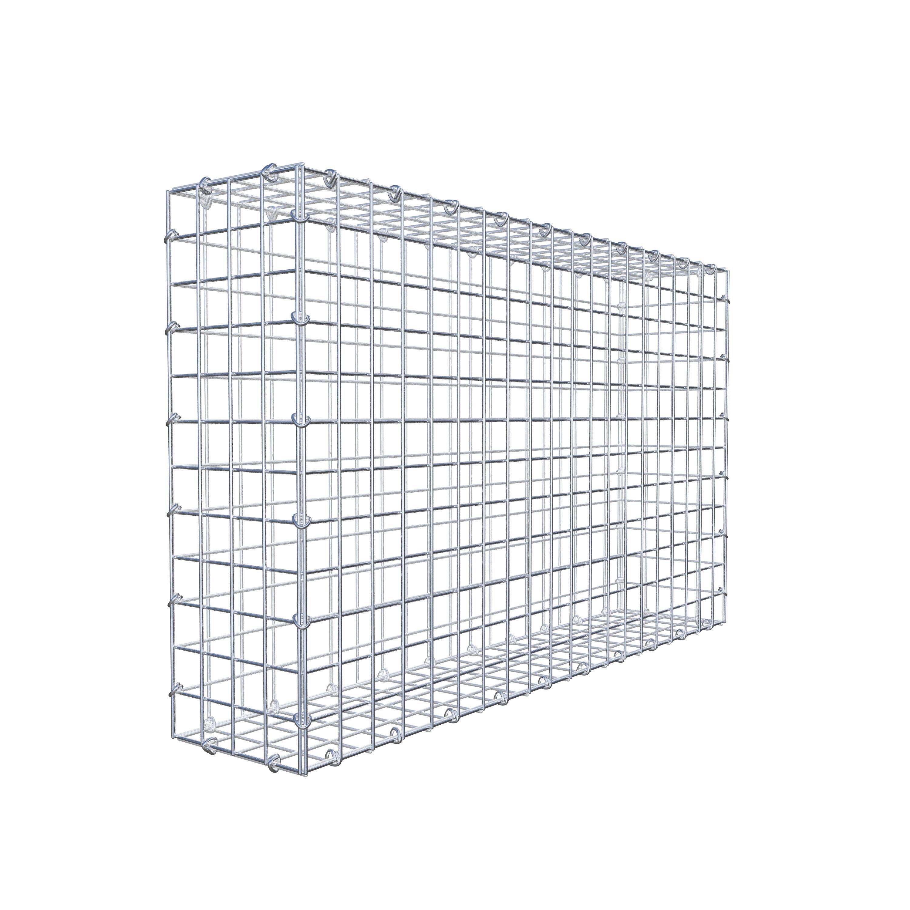 Gabion 100 cm x 60 cm x 20 cm (L x H x D), mesh size 5 cm x 5 cm, C-ring