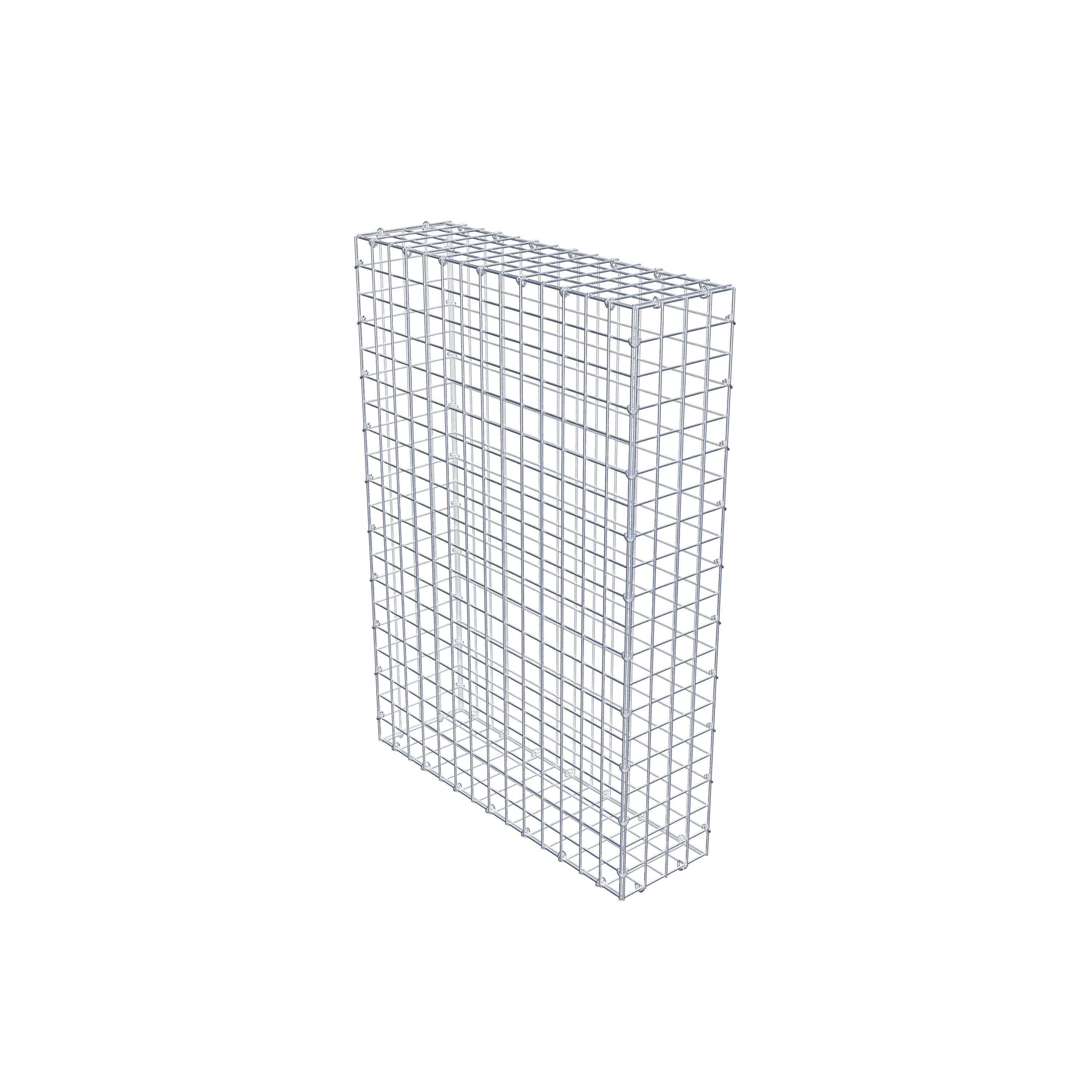 Gabion 100 cm x 70 cm x 20 cm (L x H x D), maskestørrelse 5 cm x 5 cm, C-ring