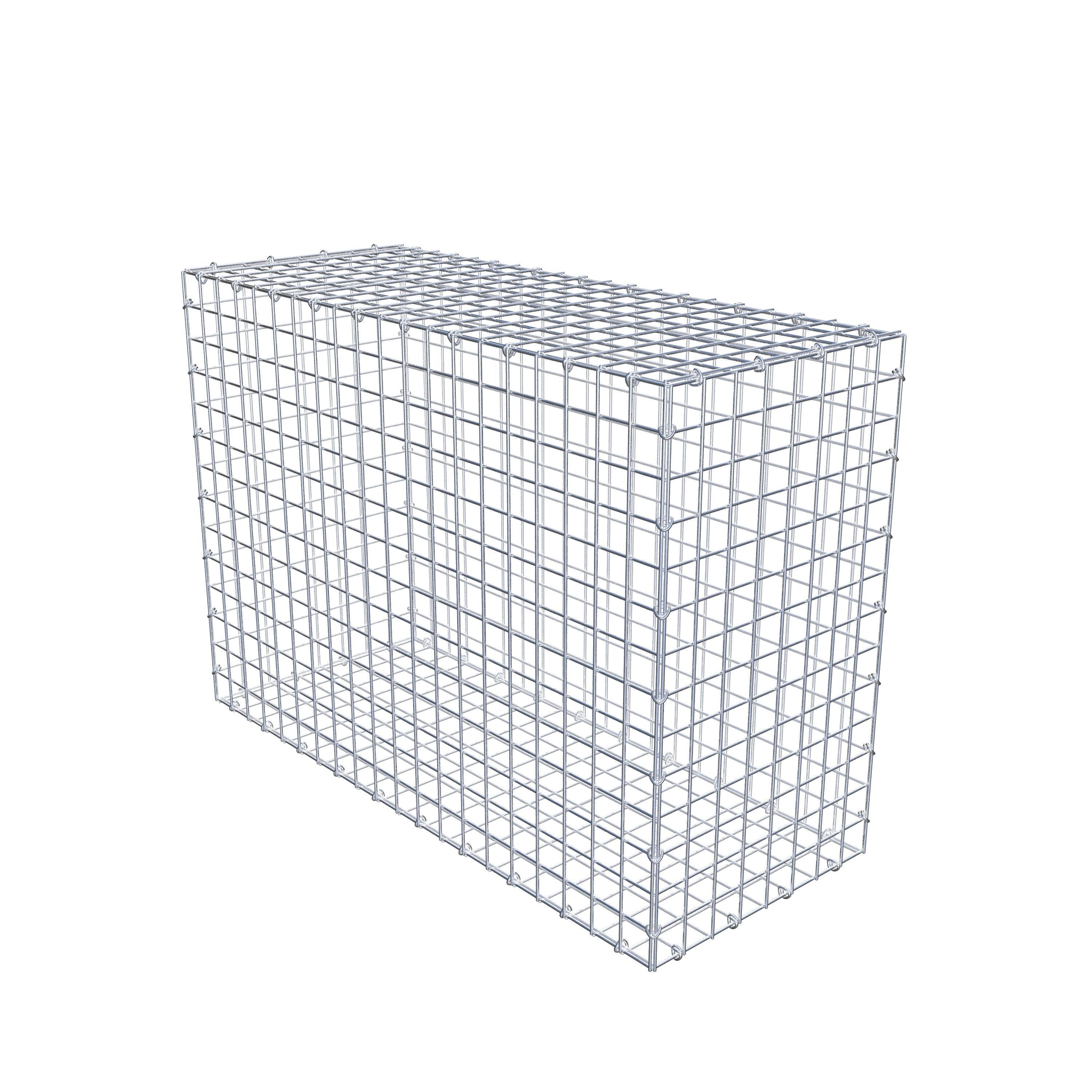 Gabion 100 cm x 70 cm x 40 cm (L x H x D), maskestørrelse 5 cm x 5 cm, C-ring