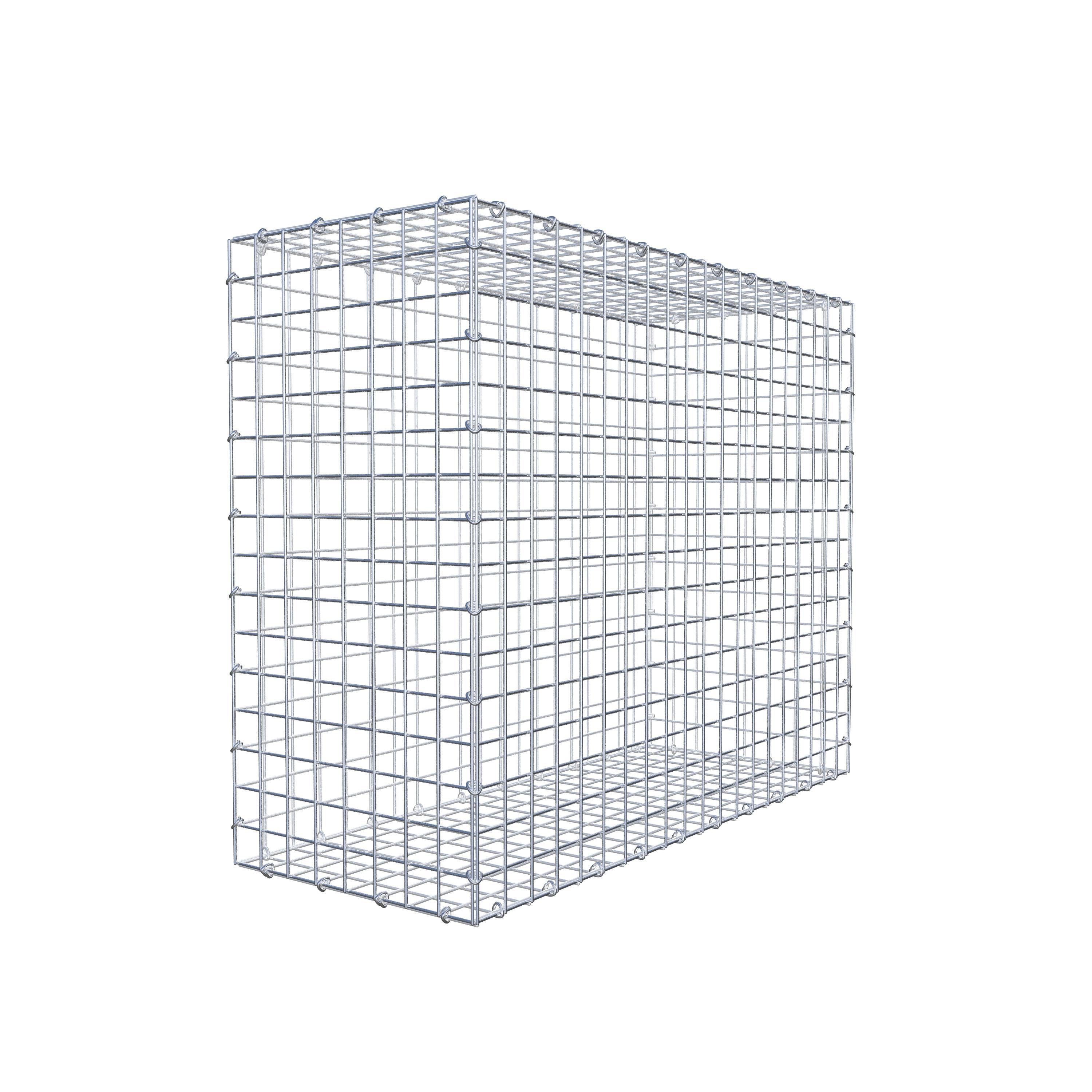 Gabion 100 cm x 80 cm x 40 cm (L x H x D), maskestørrelse 5 cm x 5 cm, C-ring