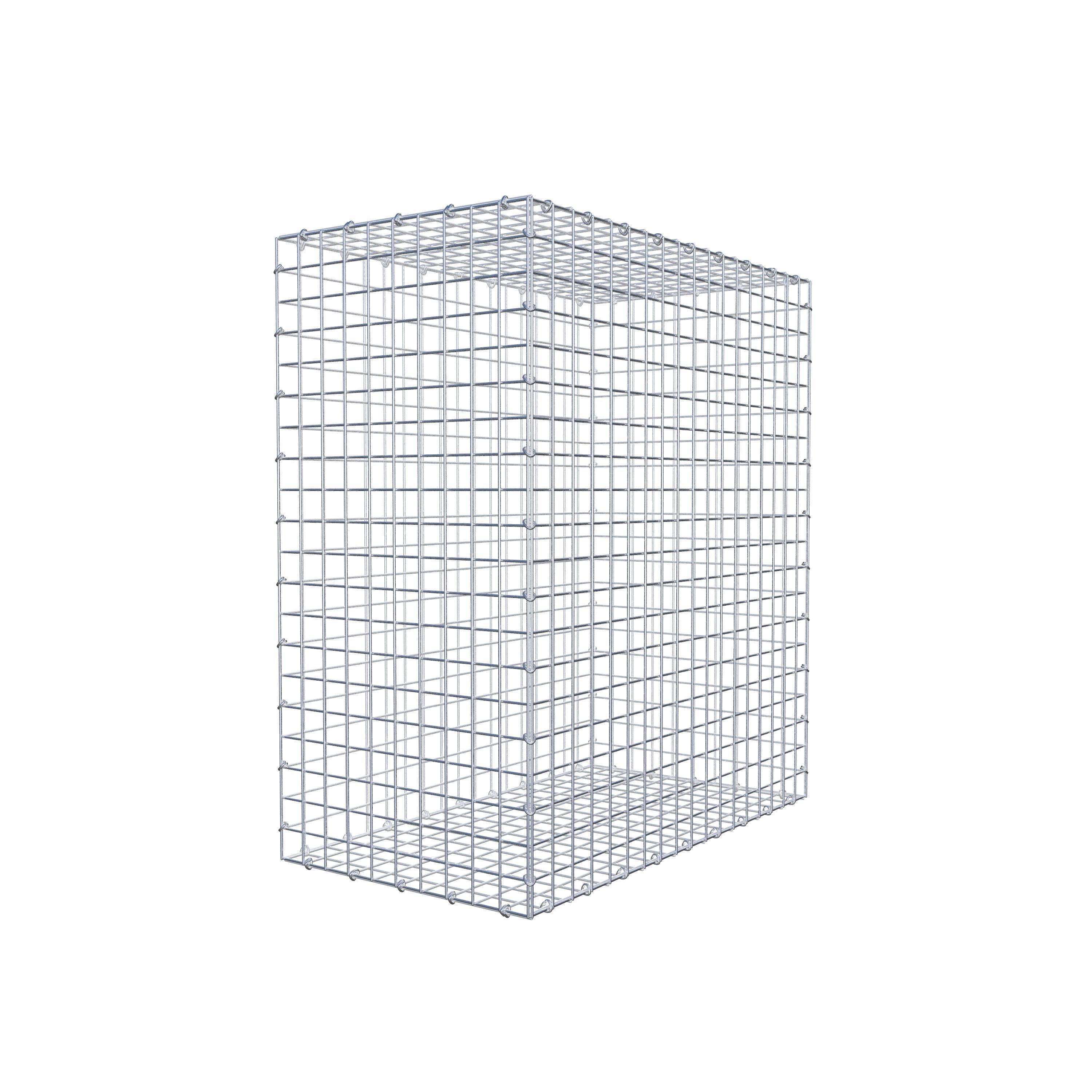 Gabion 100 cm x 90 cm x 50 cm (L x H x D), maskestørrelse 5 cm x 5 cm, C-ring