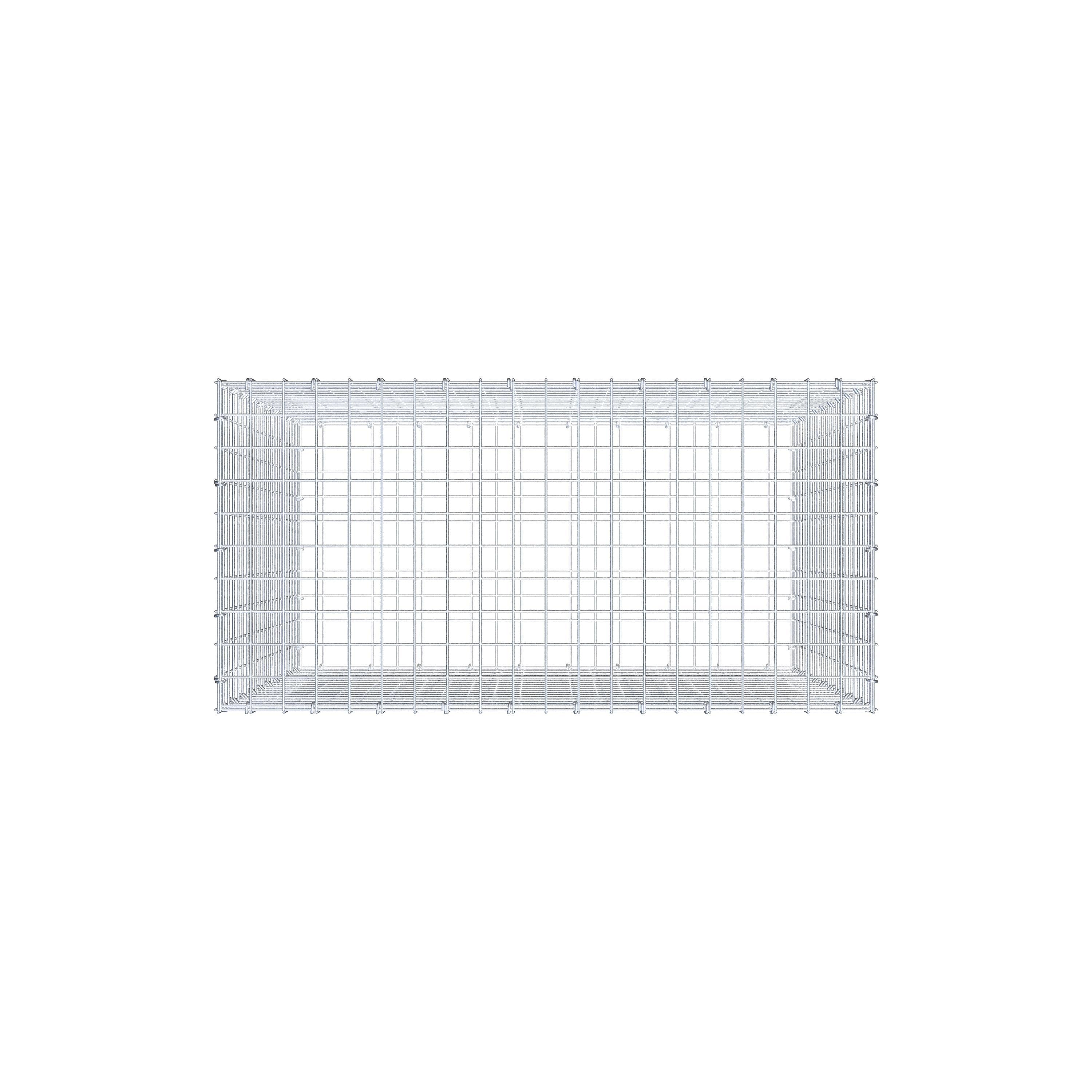 Gabion 100 cm x 100 cm x 50 cm (L x H x D), maskestørrelse 5 cm x 5 cm, C-ring