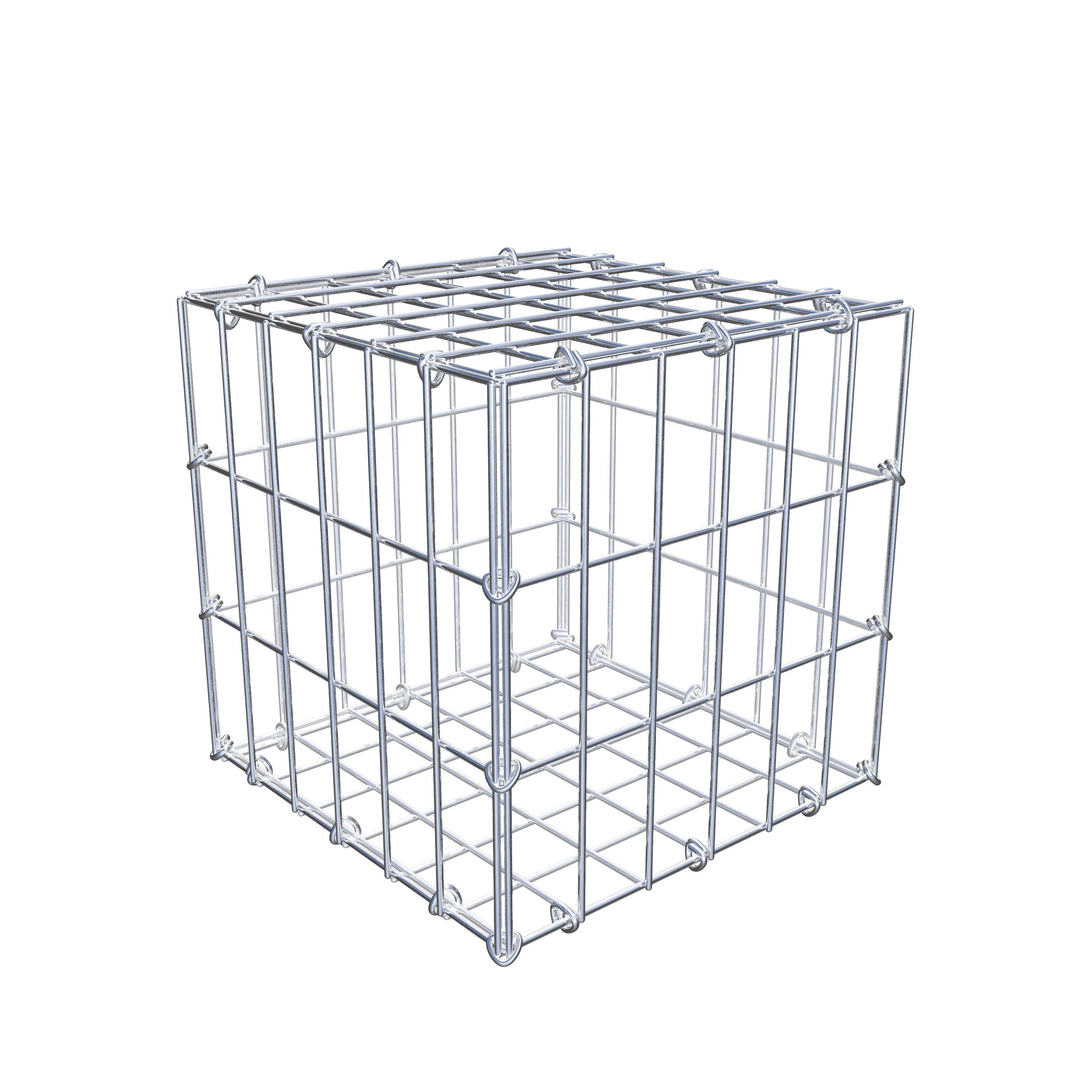 Gabion 30 cm x 30 cm x 30 cm (L x H x D), mesh size 5 cm x 10 cm, C-ring