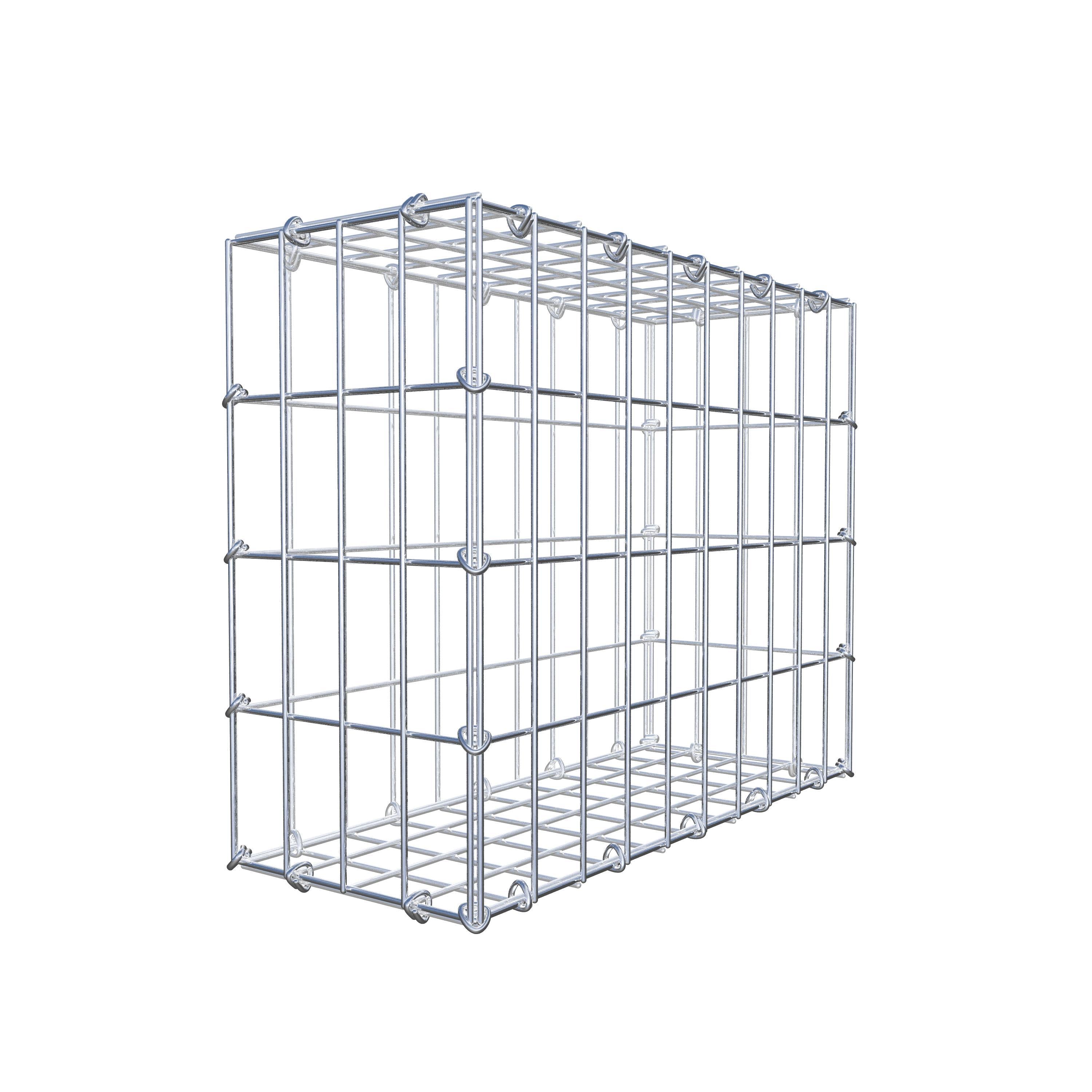 Gabion 50 cm x 40 cm x 20 cm (L x H x D), mesh size 5 cm x 10 cm, C-ring