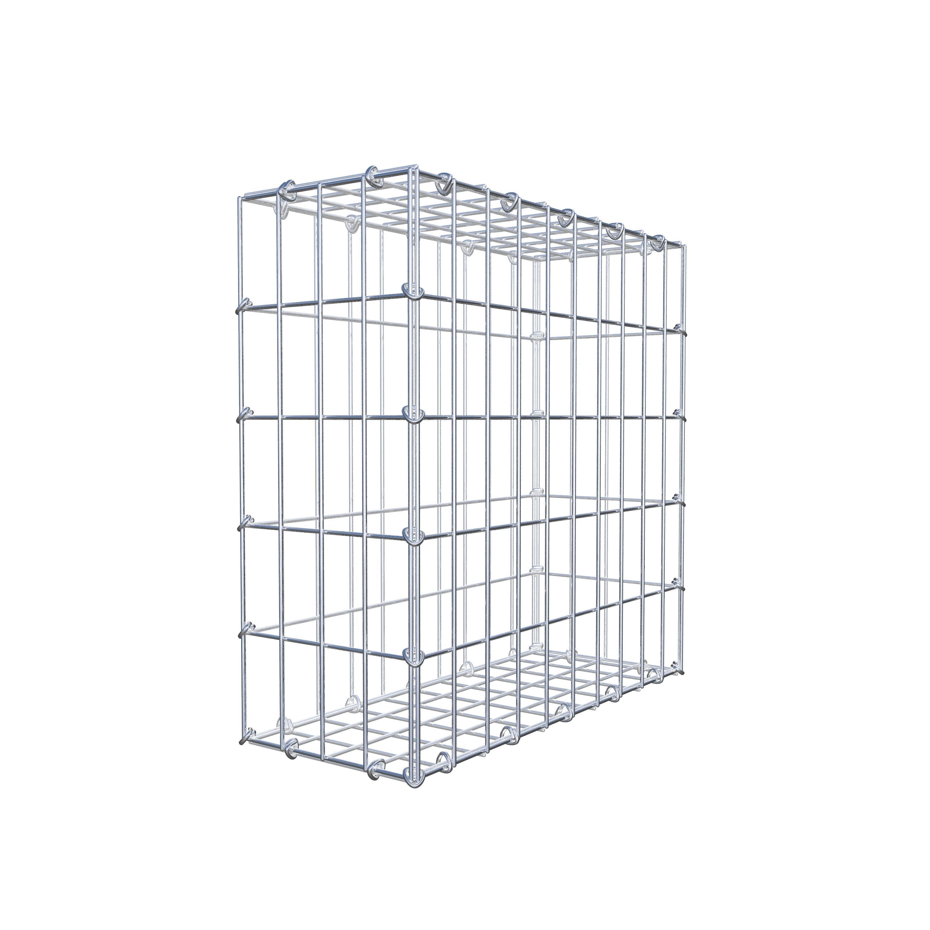 Gabion 50 cm x 50 cm x 20 cm (L x H x D), mesh size 5 cm x 10 cm, C-ring