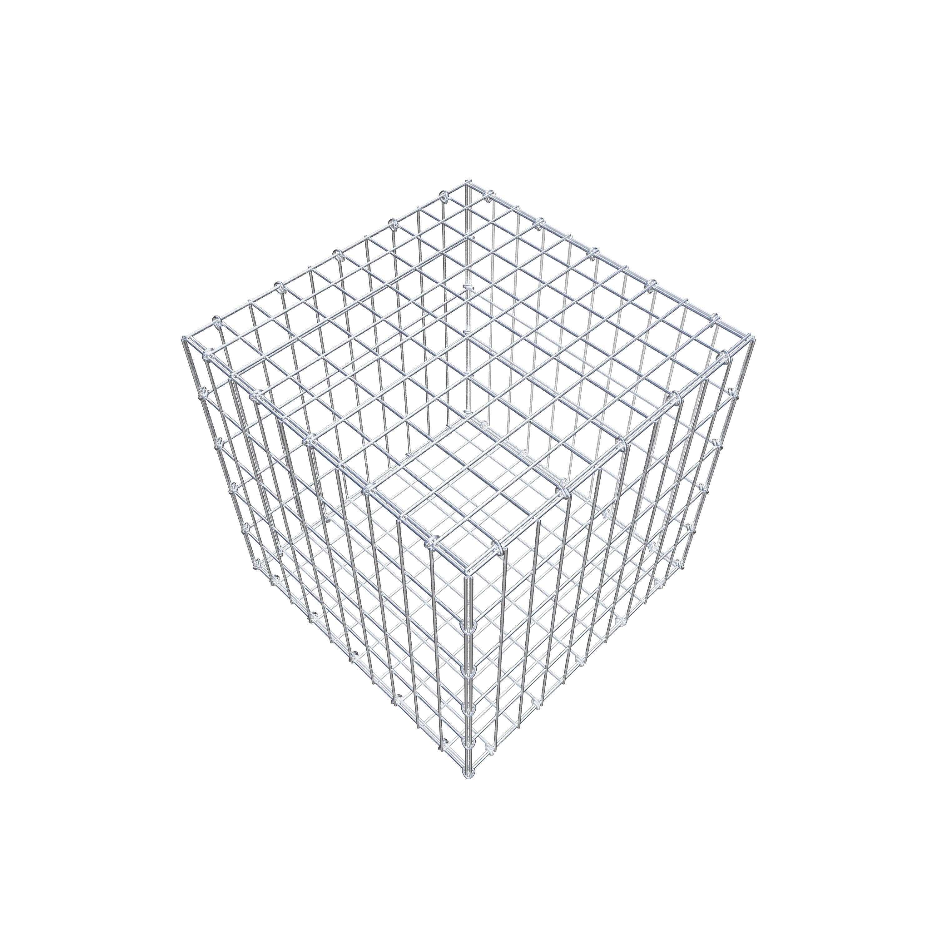 Gabion 50 cm x 50 cm x 50 cm (L x H x D), mesh size 5 cm x 10 cm, C-ring