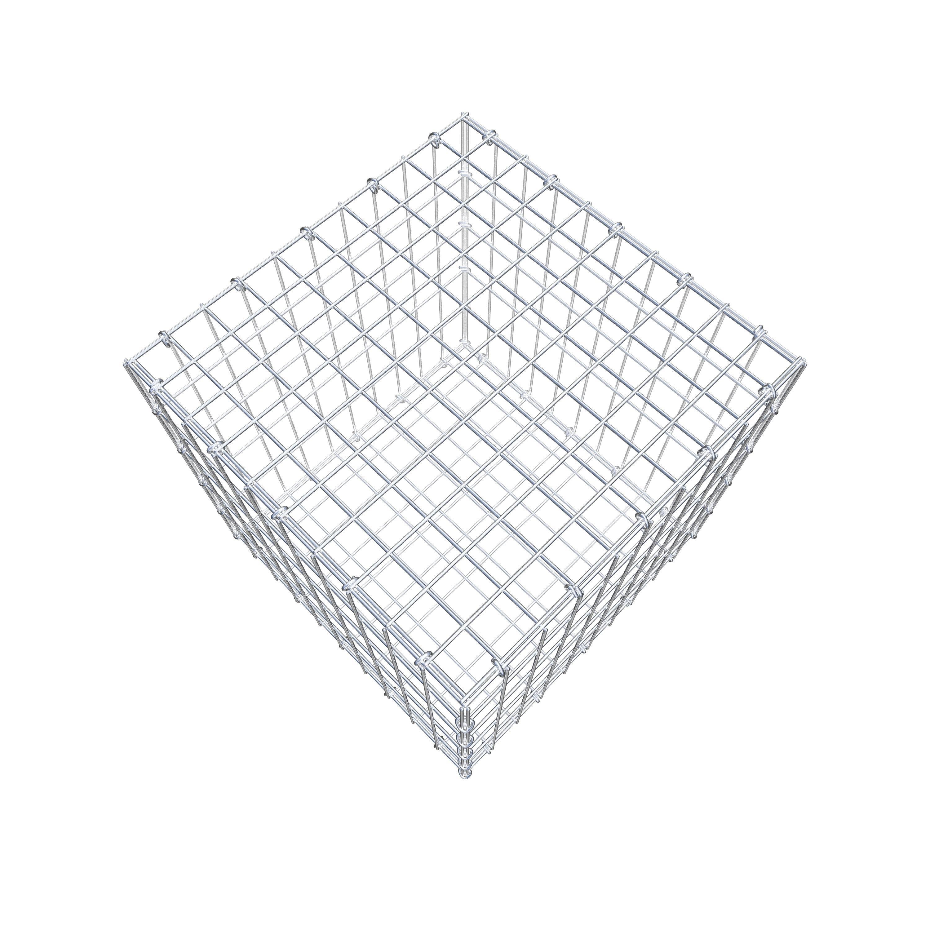 Gabion 50 cm x 50 cm x 50 cm (L x H x D), mesh size 5 cm x 10 cm, C-ring