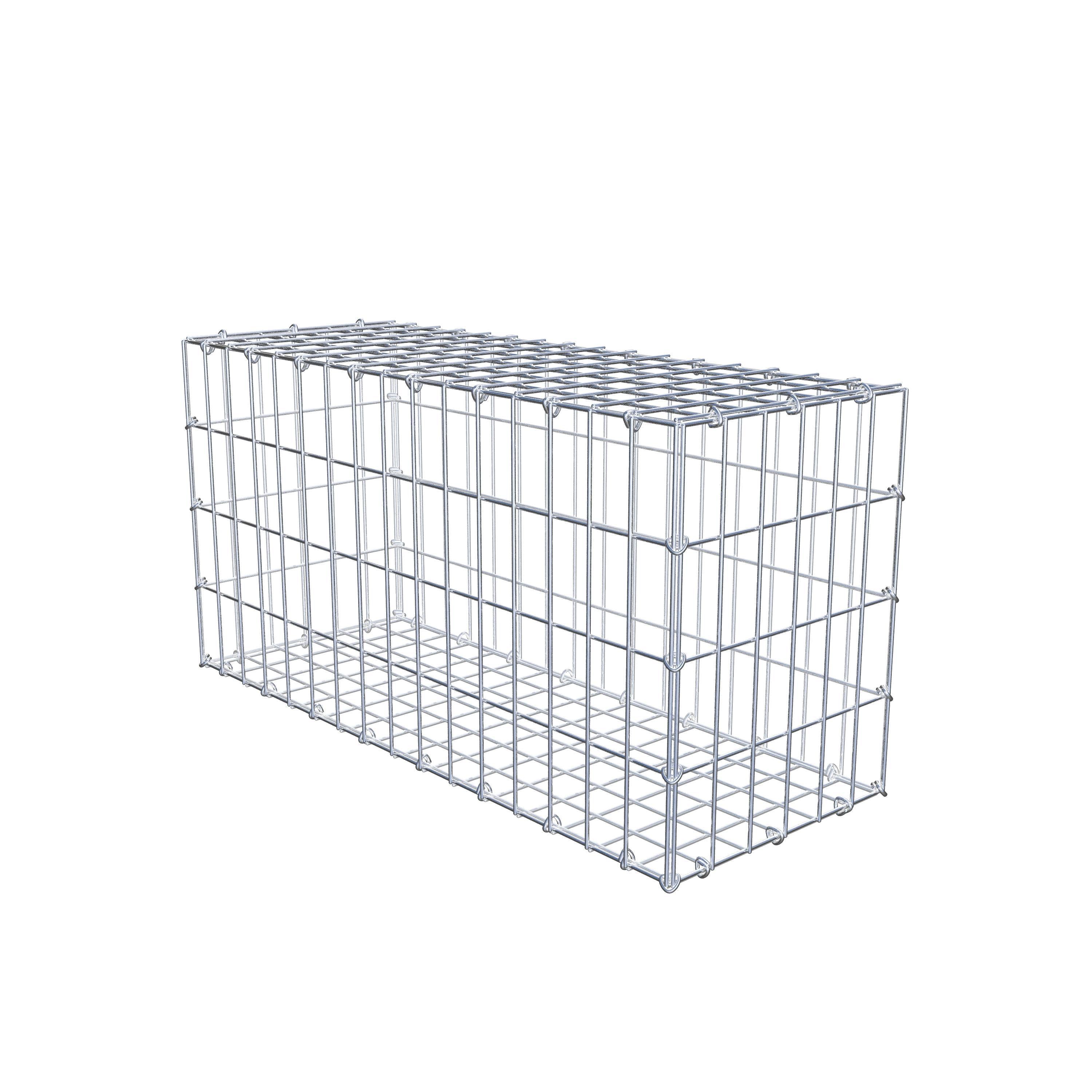 Gabion 80 cm x 40 cm x 30 cm (L x H x D), mesh size 5 cm x 10 cm, C-ring