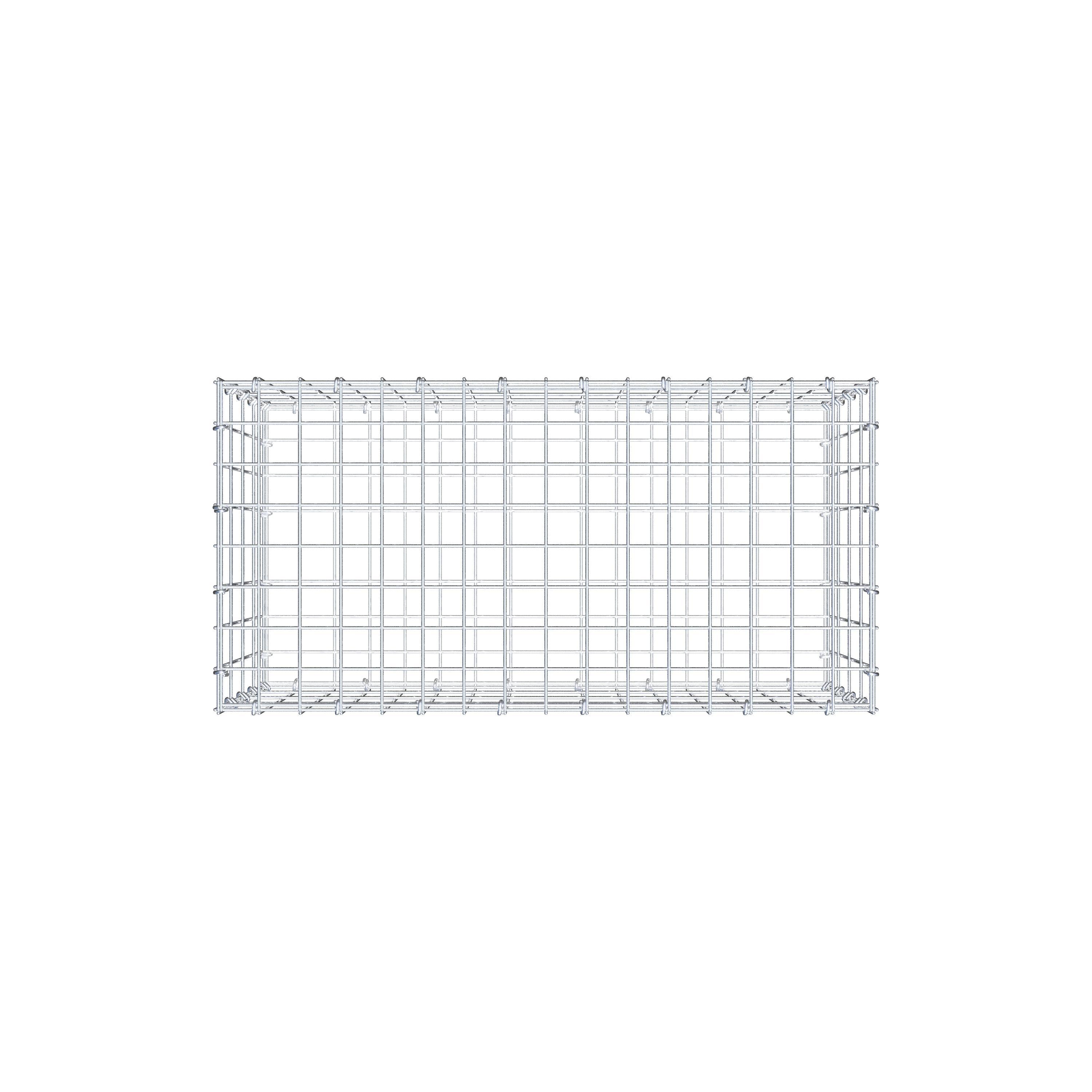 Gabion 80 cm x 40 cm x 40 cm (L x H x D), maskestørrelse 5 cm x 10 cm, C-ring