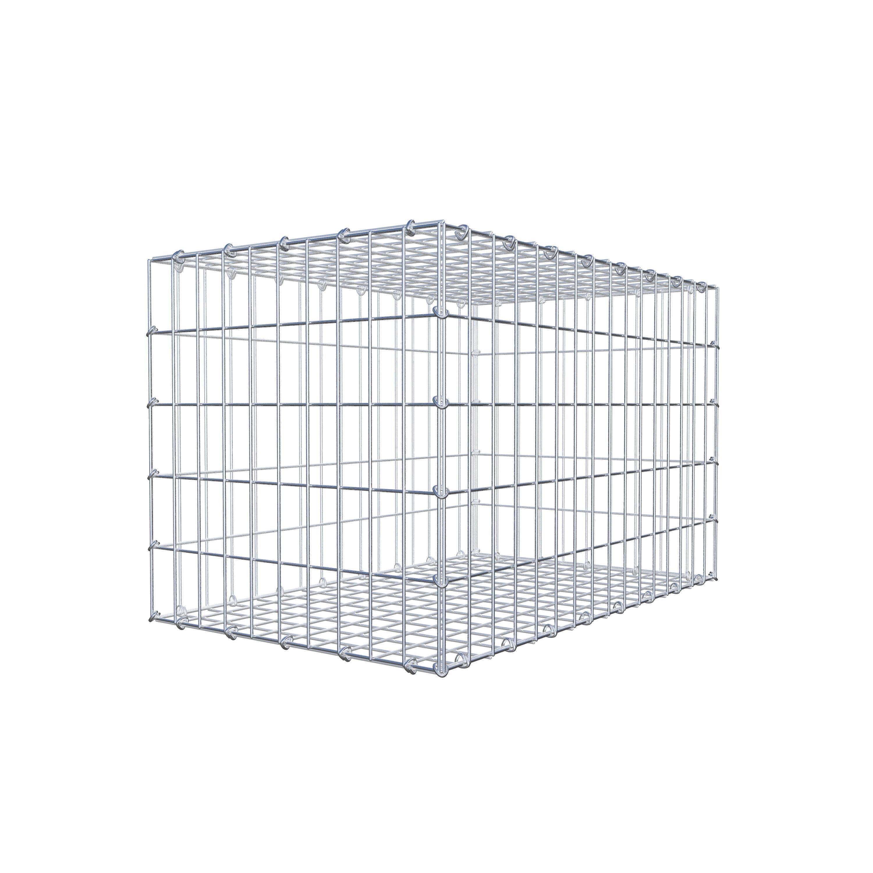 Gabion 80 cm x 50 cm x 50 cm (L x H x D), mesh size 5 cm x 10 cm, C-ring