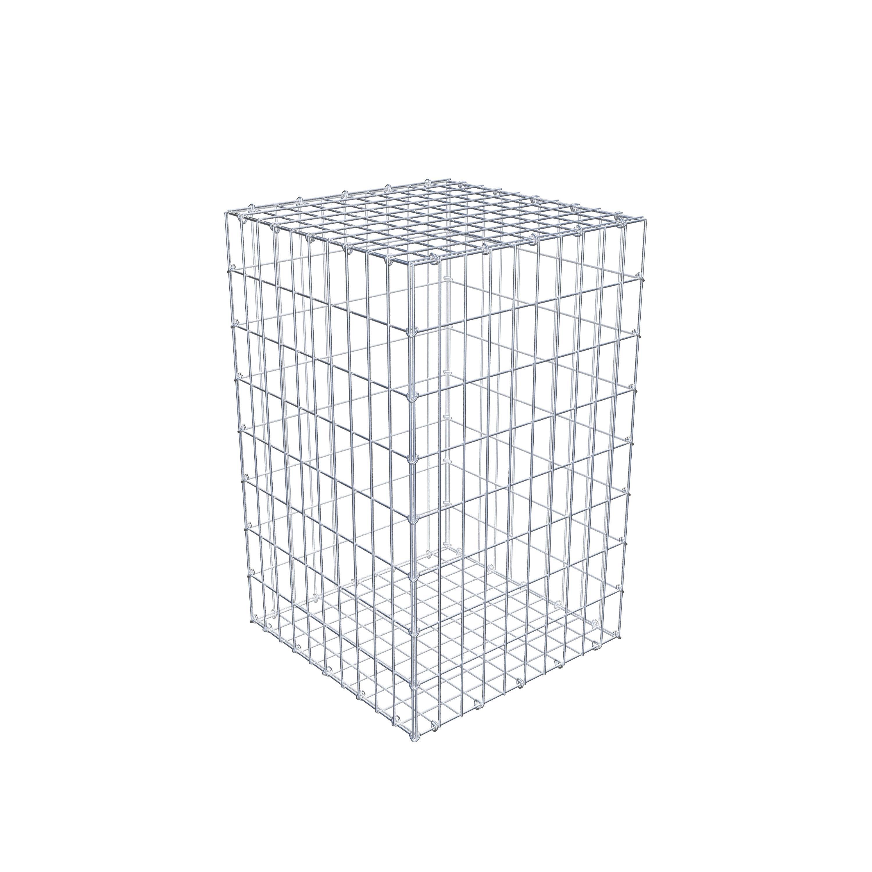 Gabion 80 cm x 50 cm x 50 cm (L x H x D), mesh size 5 cm x 10 cm, C-ring