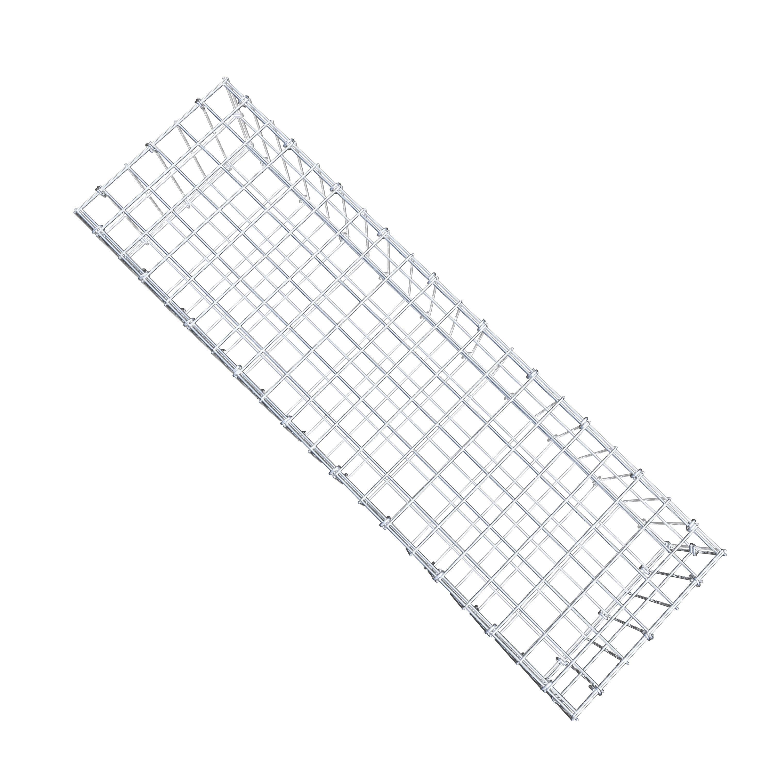 Gabion 100 cm x 20 cm x 30 cm (L x H x D), mesh size 5 cm x 10 cm, C-ring