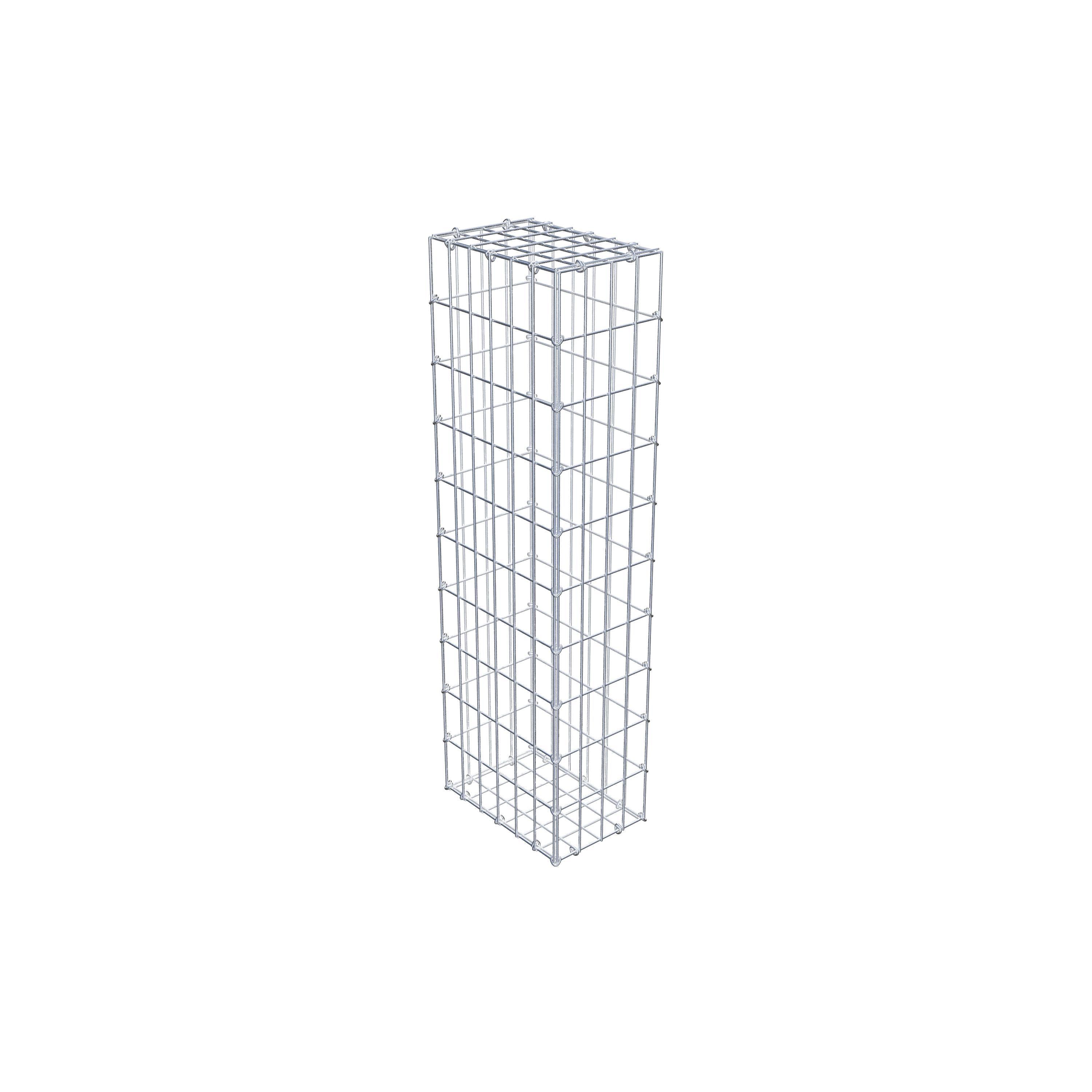 Gabion 100 cm x 30 cm x 20 cm (L x H x D), mesh size 5 cm x 10 cm, C-ring