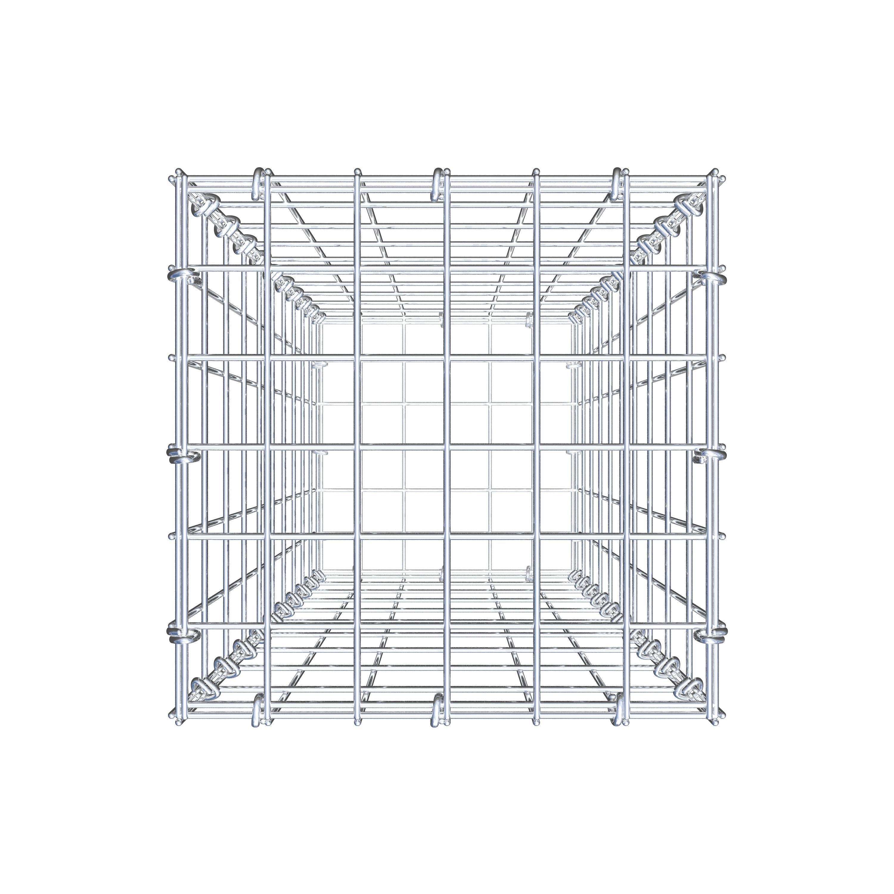 Gabione 100 cm x 30 cm x 30 cm (L x H x T), Maschenweite 5 cm x 10 cm, C-Ring