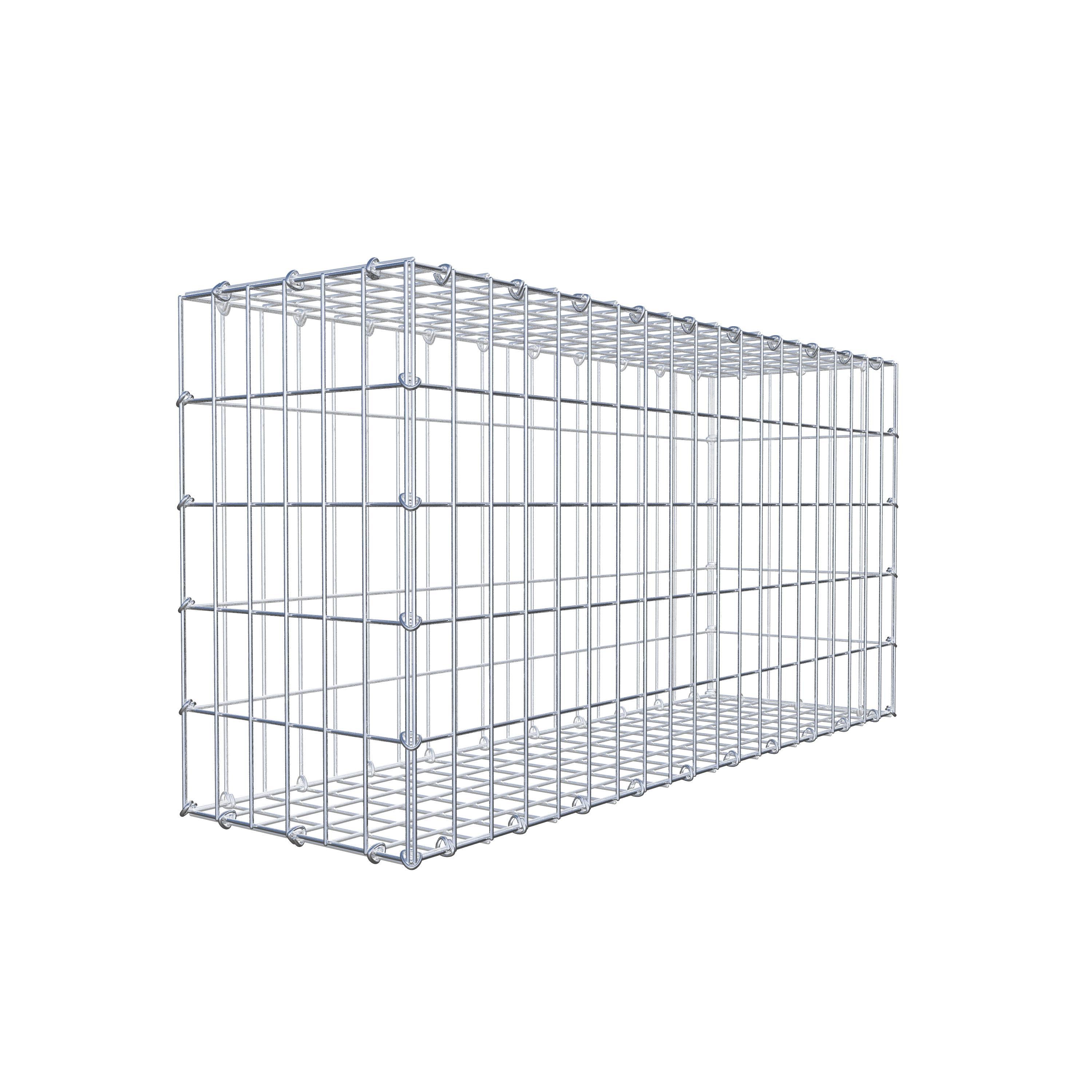 Gabion 100 cm x 50 cm x 30 cm (L x H x D), mesh size 5 cm x 10 cm, C-ring