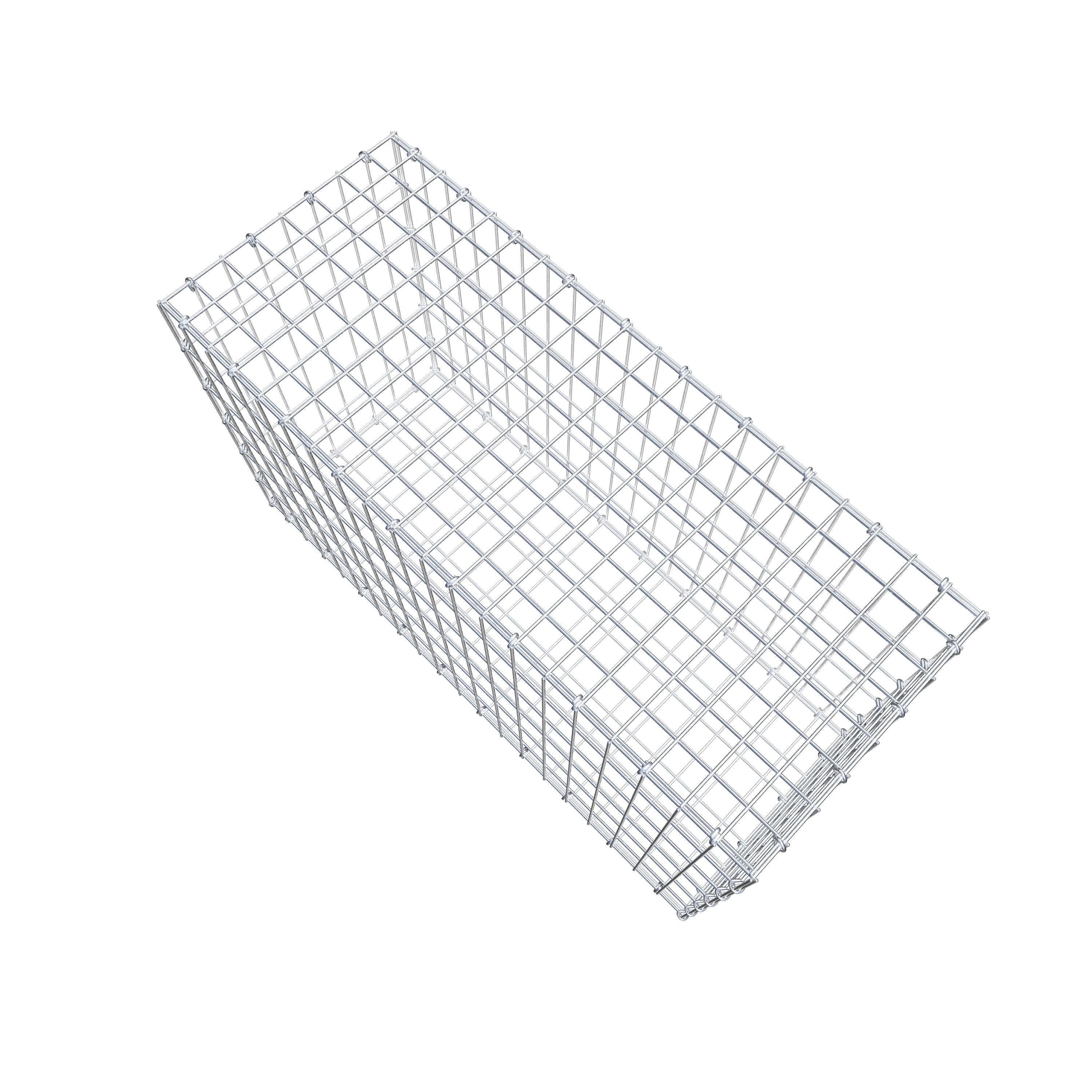 Gabion 100 cm x 60 cm x 40 cm (L x H x D), mesh size 5 cm x 10 cm, C-ring