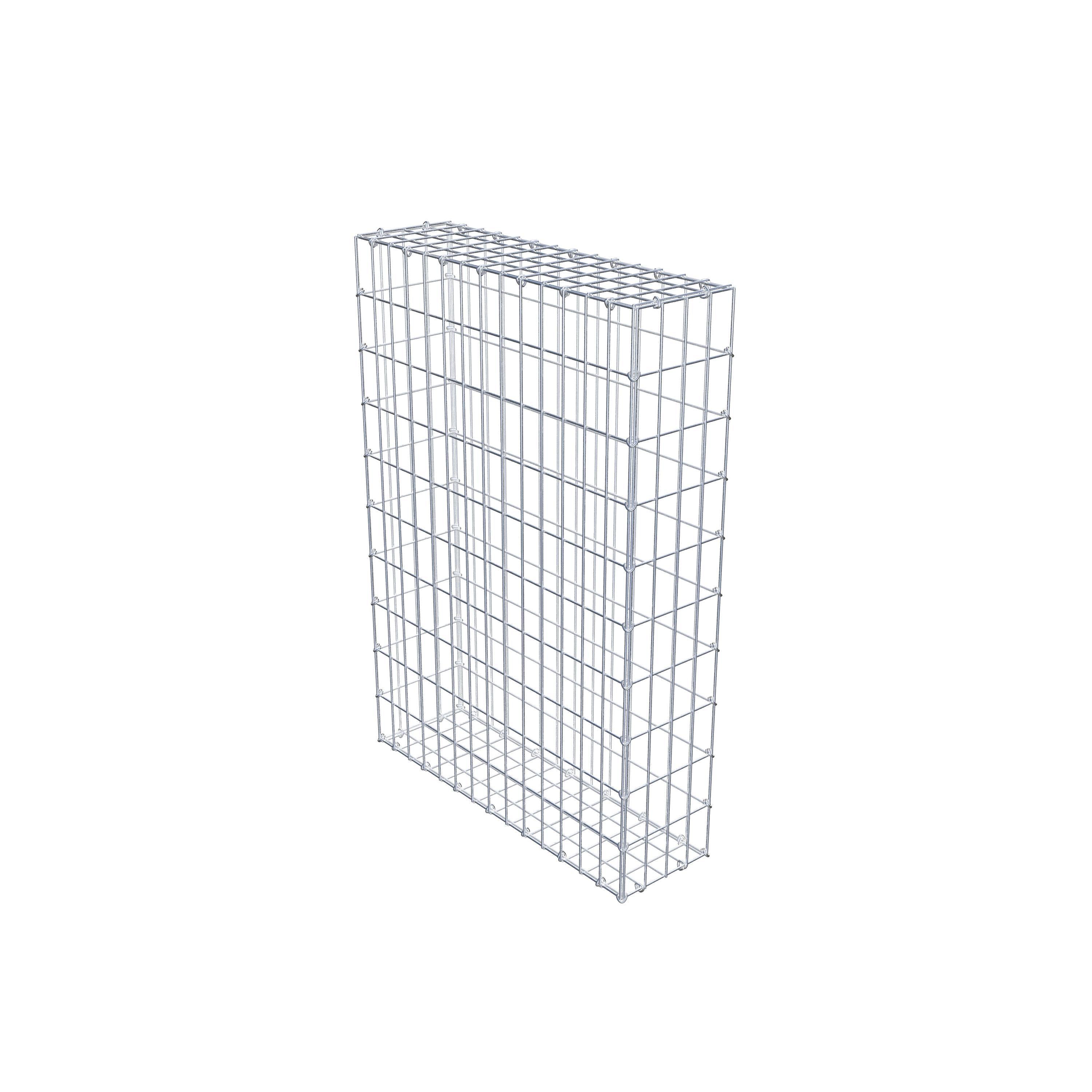 Gabion 100 cm x 70 cm x 20 cm (L x H x D), mesh size 5 cm x 10 cm, C-ring