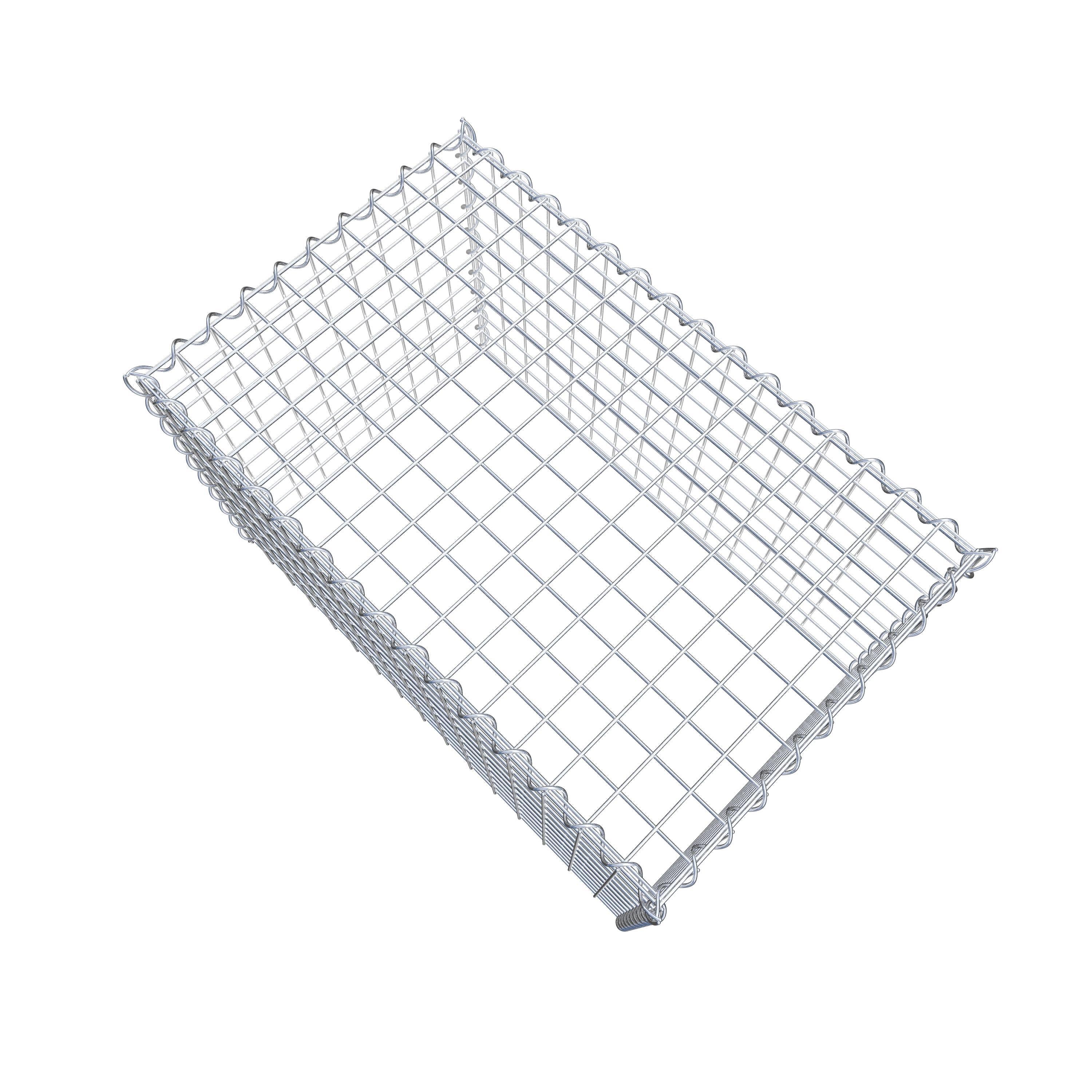 Opvokset gabion type 3 80 cm x 50 cm x 50 cm (L x H x D), maskestørrelse 5 cm x 5 cm, spiral