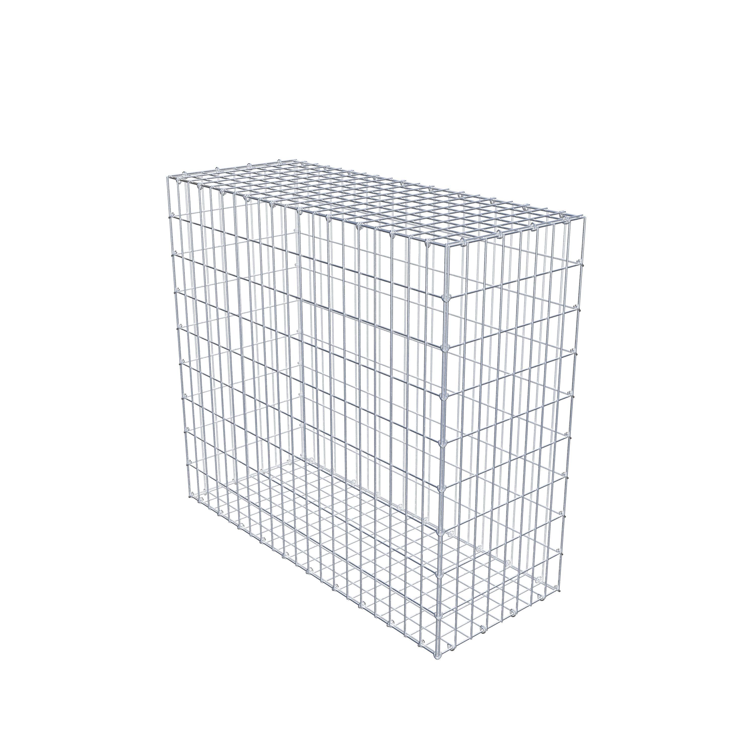 Gabion 100 cm x 90 cm x 40 cm (L x H x D), mesh size 5 cm x 10 cm, C-ring