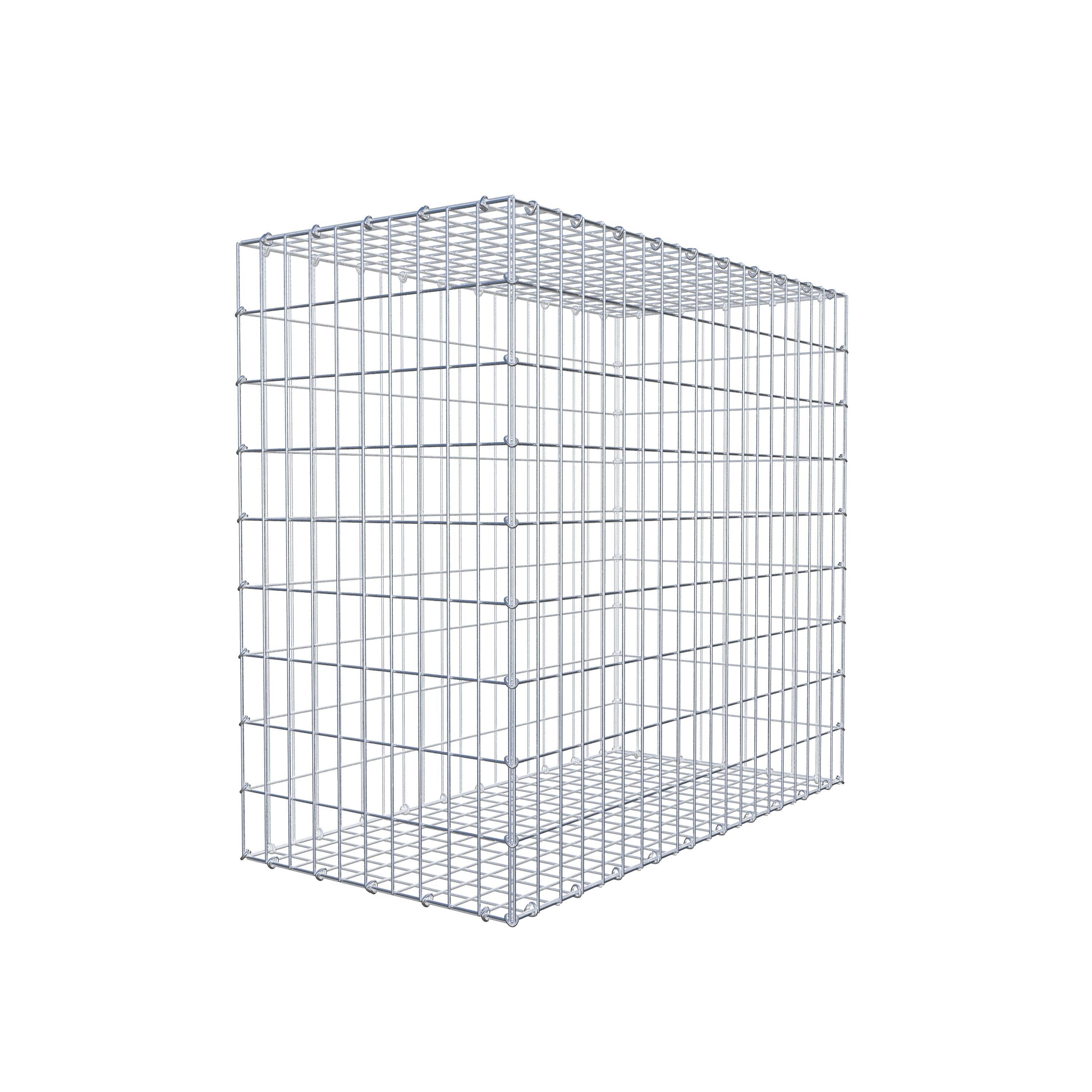 Gabion 100 cm x 90 cm x 50 cm (L x H x D), mesh size 5 cm x 10 cm, C-ring