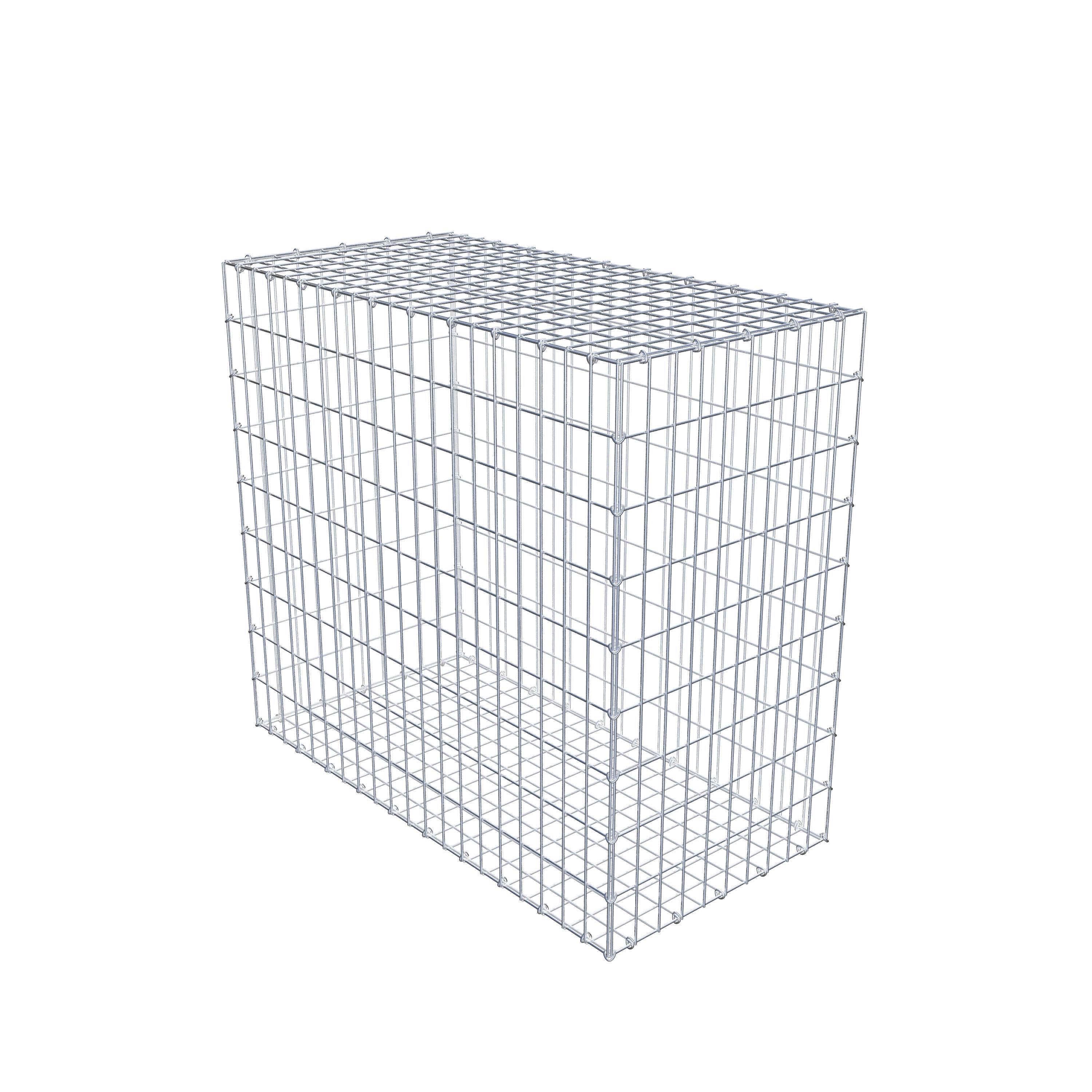 Gabion 100 cm x 90 cm x 50 cm (L x H x D), mesh size 5 cm x 10 cm, C-ring