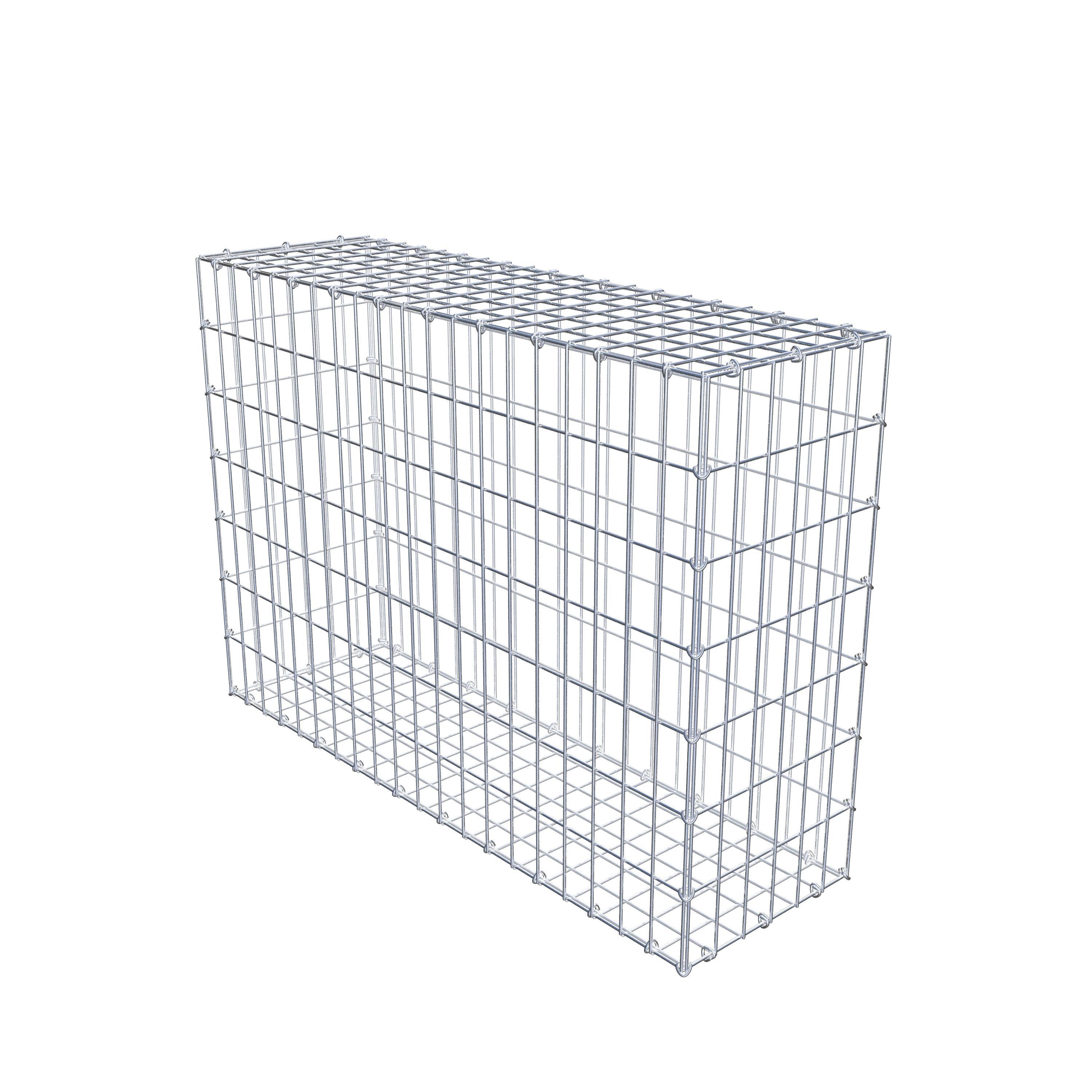 Gabion 100 cm x 70 cm x 30 cm (L x H x D), mesh size 5 cm x 10 cm, C-ring