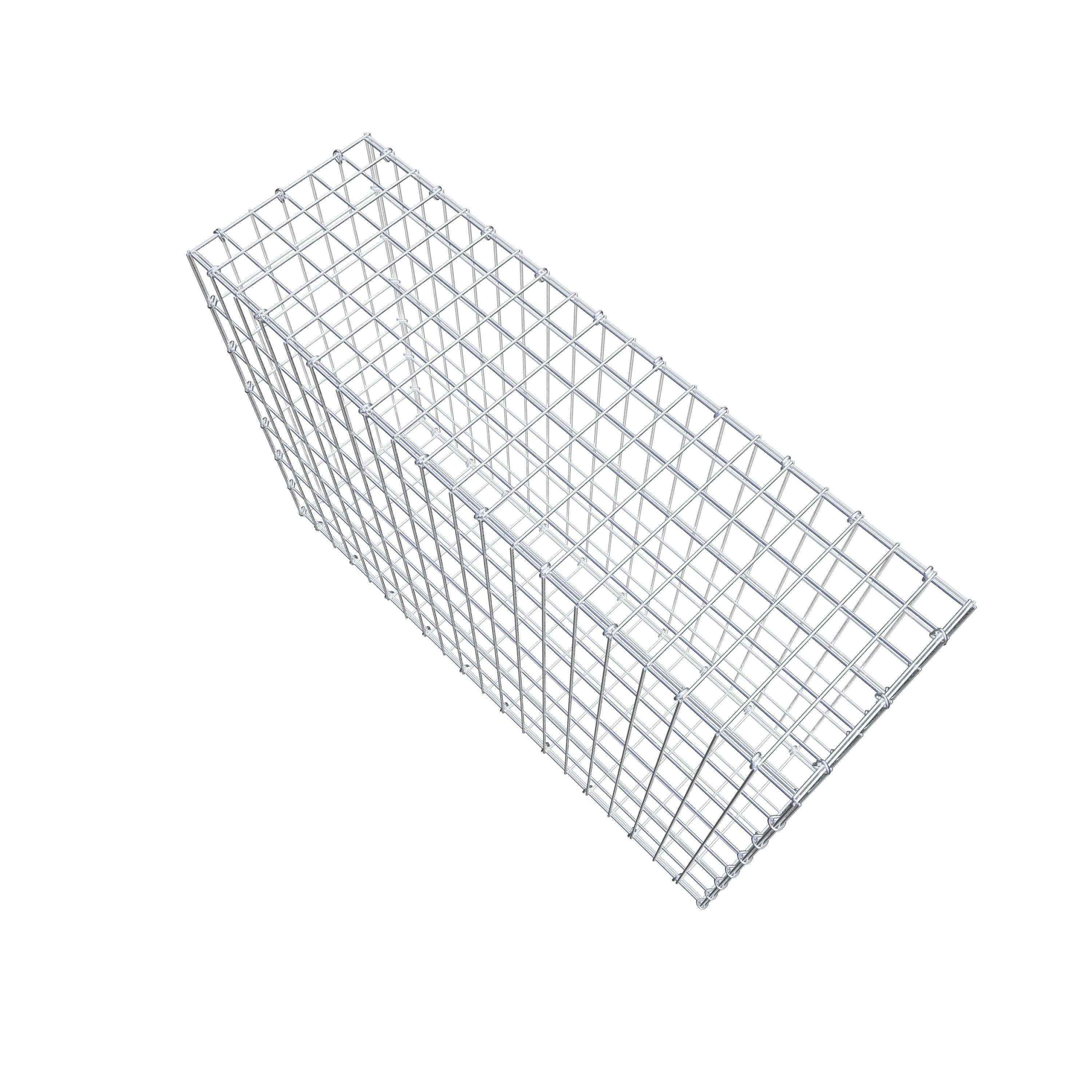 Gabion 100 cm x 70 cm x 30 cm (L x H x D), mesh size 5 cm x 10 cm, C-ring