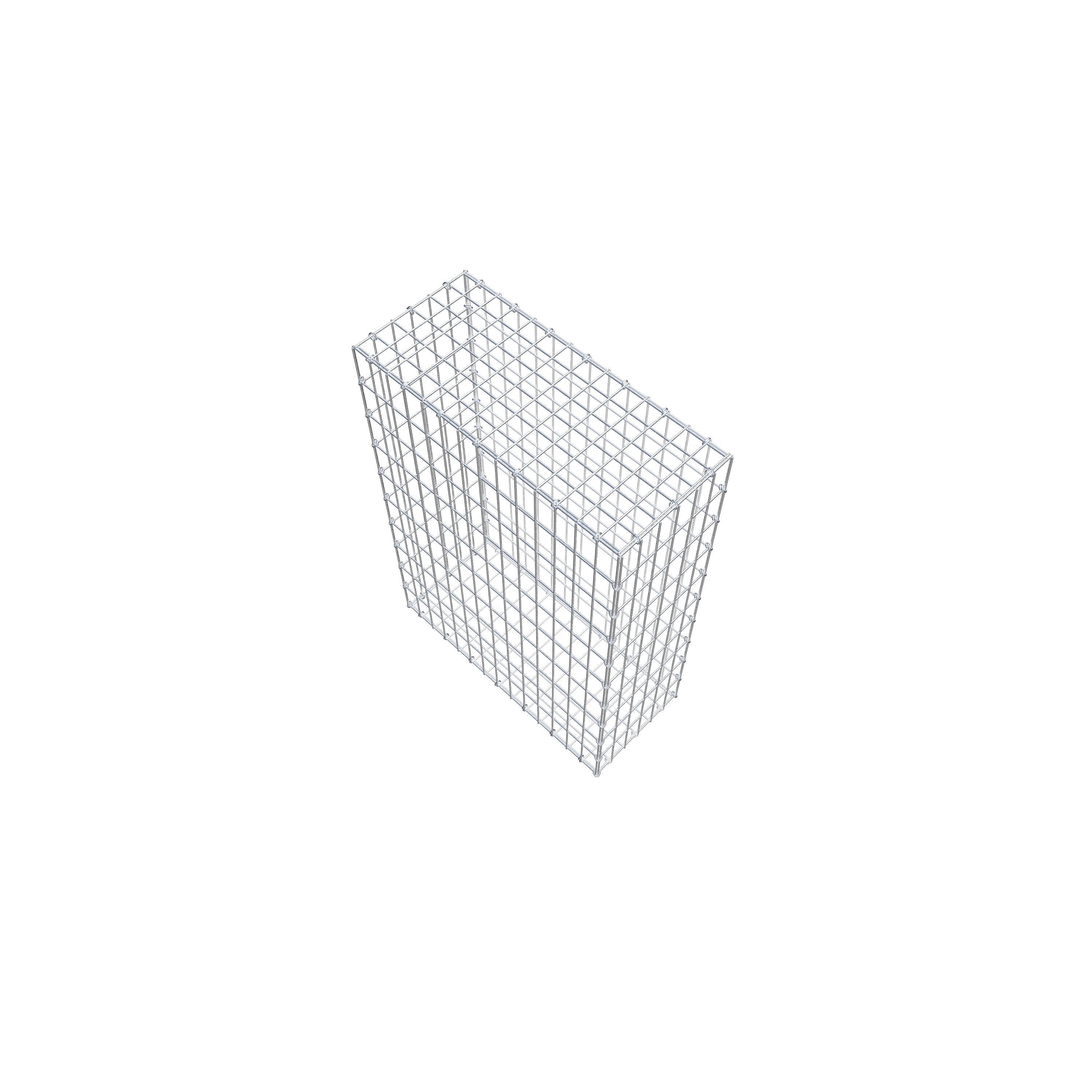 Gabion 100 cm x 70 cm x 30 cm (L x H x D), maskestørrelse 5 cm x 10 cm, C-ring