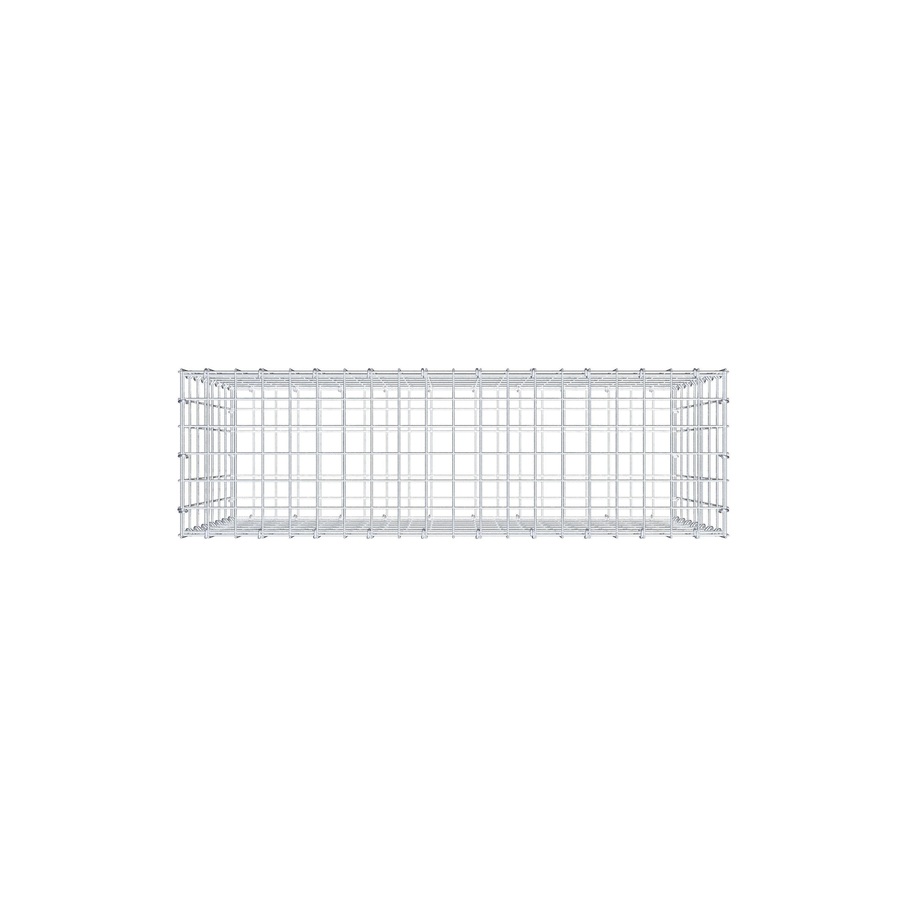 Gabion 100 cm x 70 cm x 30 cm (L x H x D), mesh size 5 cm x 10 cm, C-ring