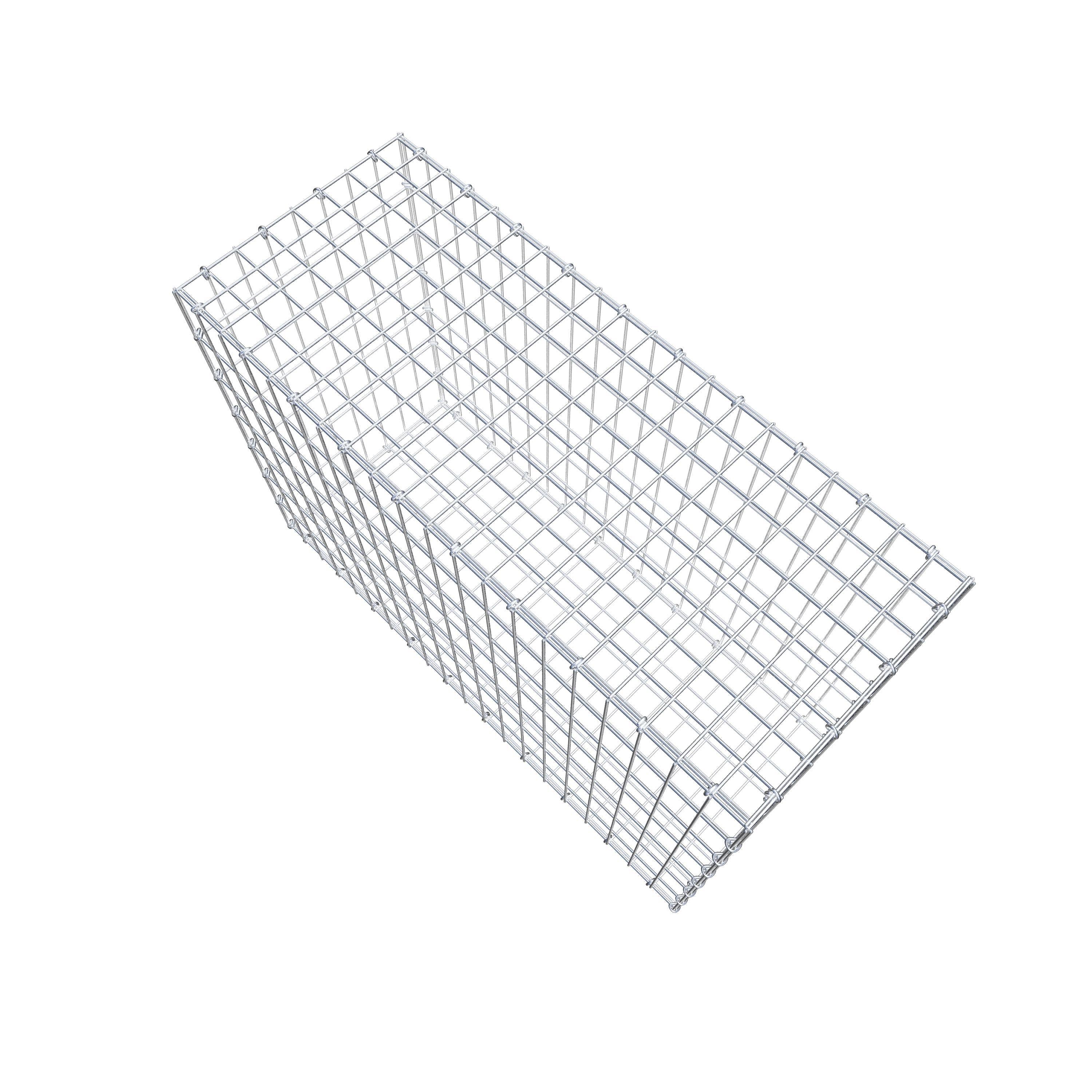 Gabion 100 cm x 70 cm x 40 cm (L x H x D), mesh size 5 cm x 10 cm, C-ring