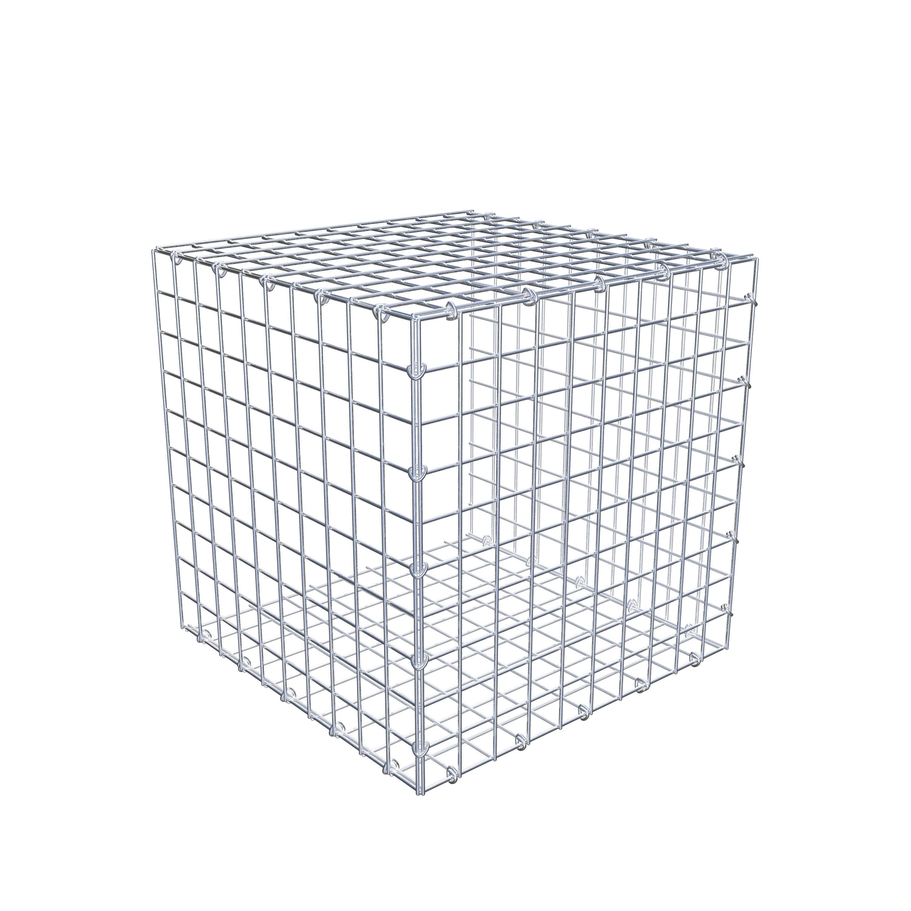 Mounted gabion type 2 50 cm x 50 cm x 50 cm (L x H x D), mesh size 5 cm x 5 cm, C-ring