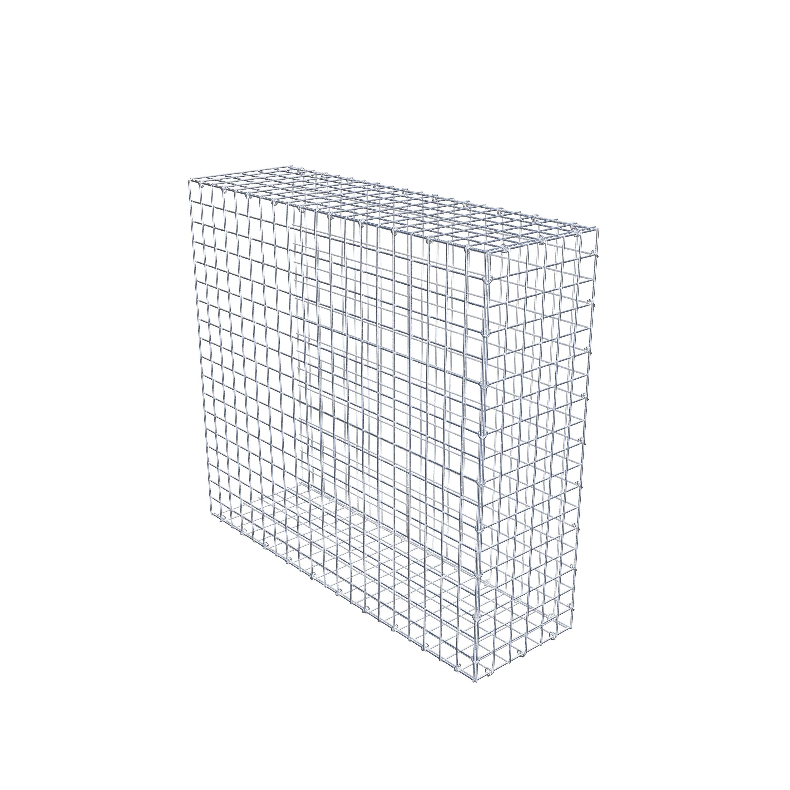 Mounted gabion type 2 100 cm x 90 cm x 30 cm (L x H x D), mesh size 5 cm x 5 cm, C-ring