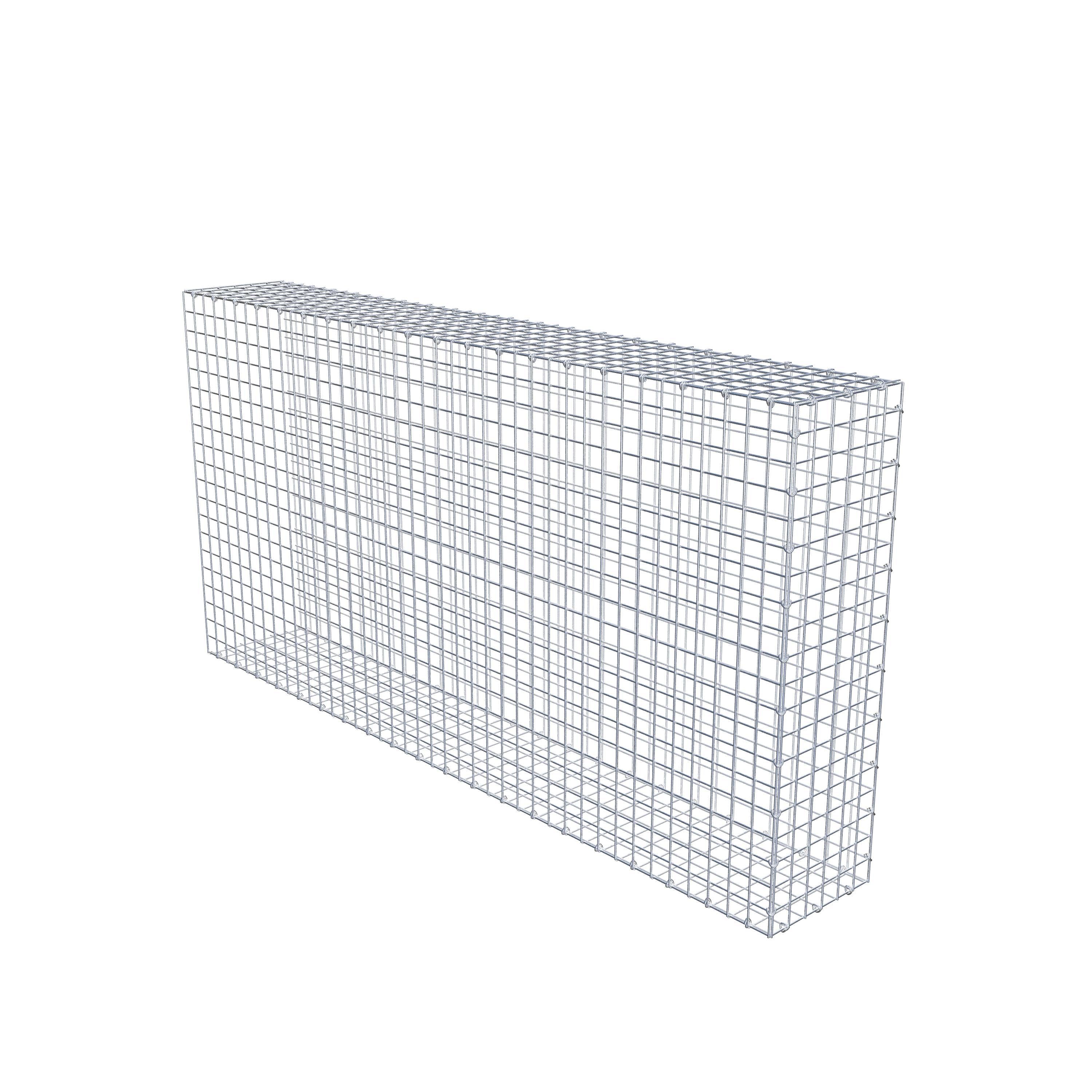 Anbaugabione Typ 2 200 cm x 100 cm x 30 cm (L x H x T), Maschenweite 5 cm x 5 cm, C-Ring