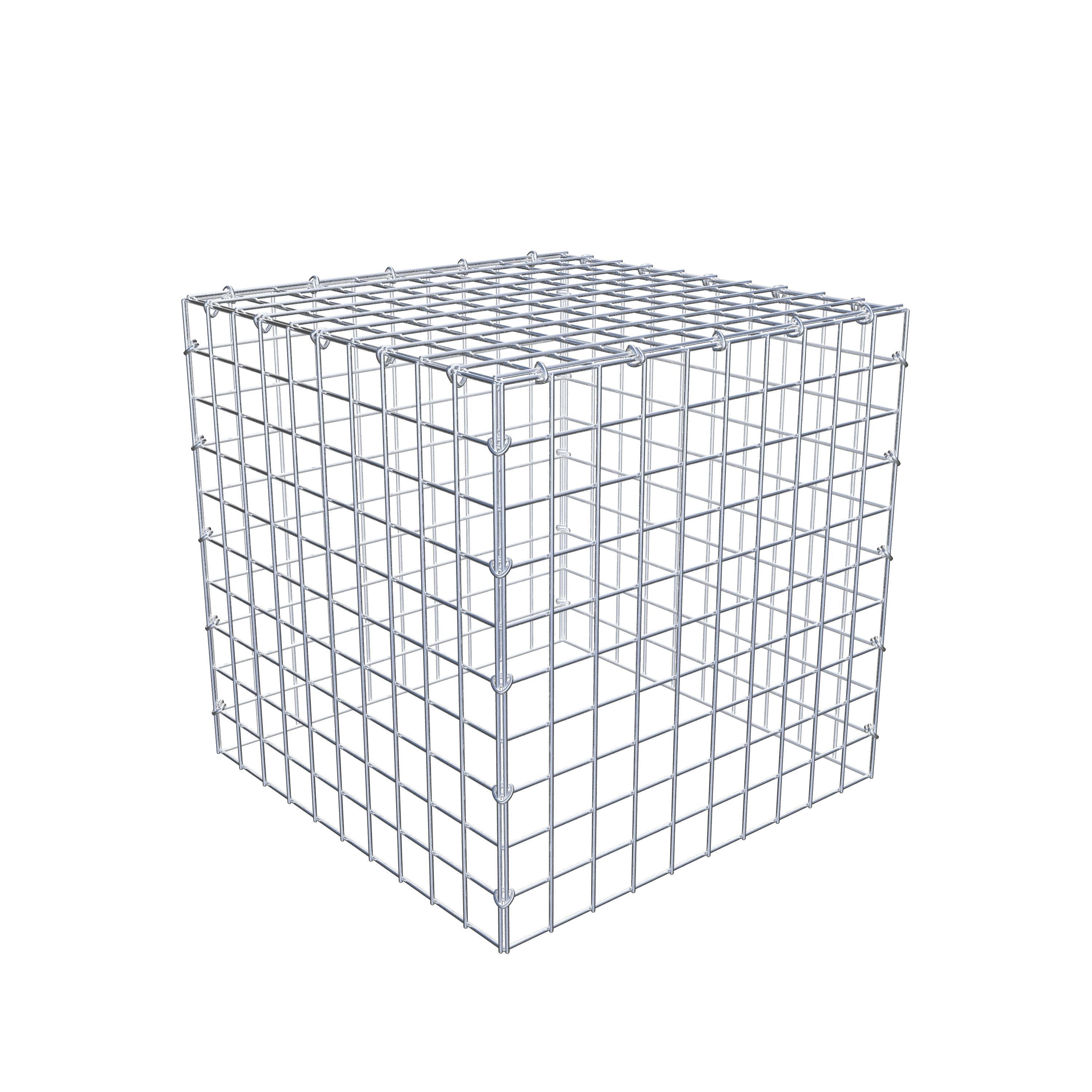 Mounted gabion type 3 50 cm x 50 cm x 50 cm (L x H x D), mesh size 5 cm x 5 cm, C-ring