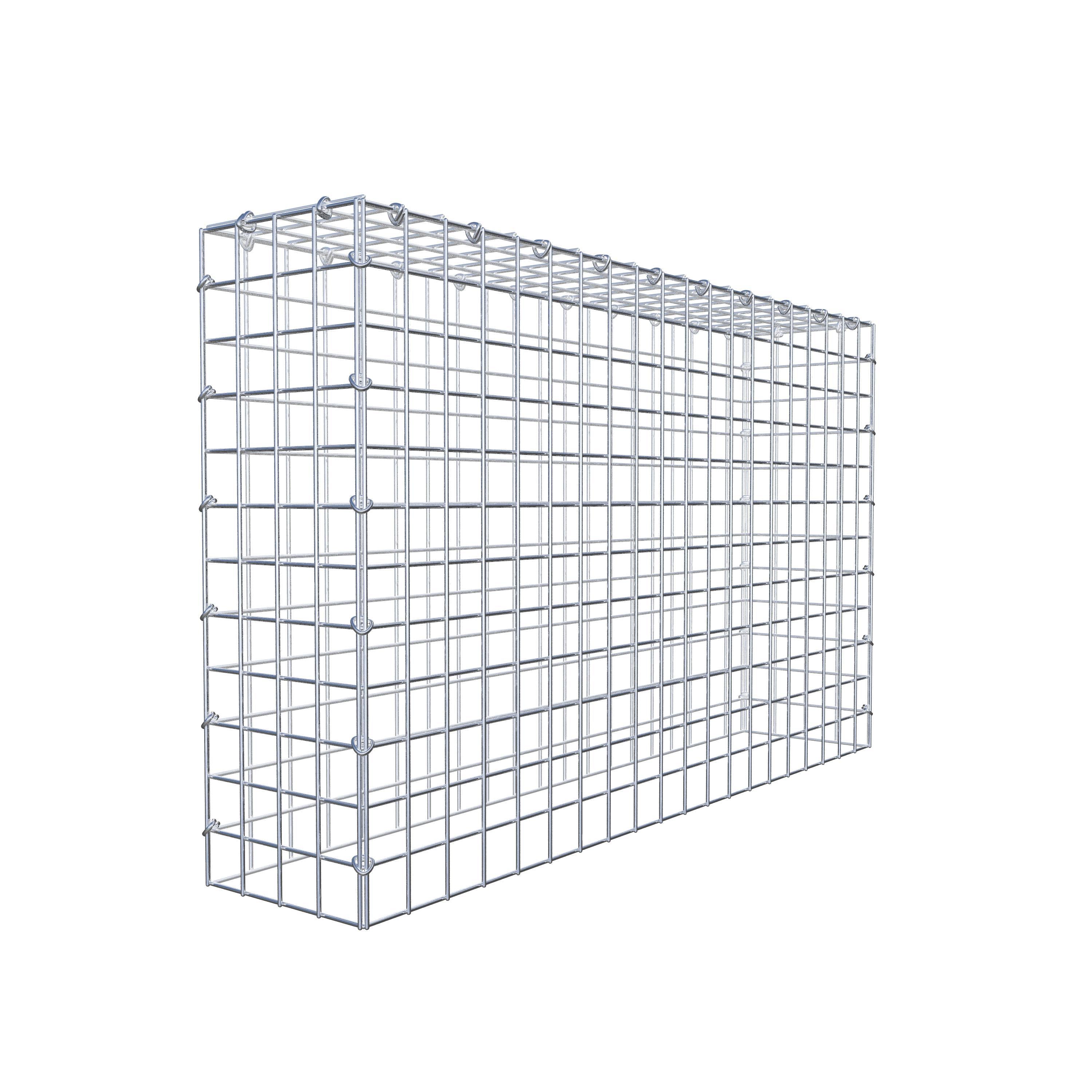 Mounted gabion type 3 100 cm x 60 cm x 20 cm (L x H x D), mesh size 5 cm x 5 cm, C-ring