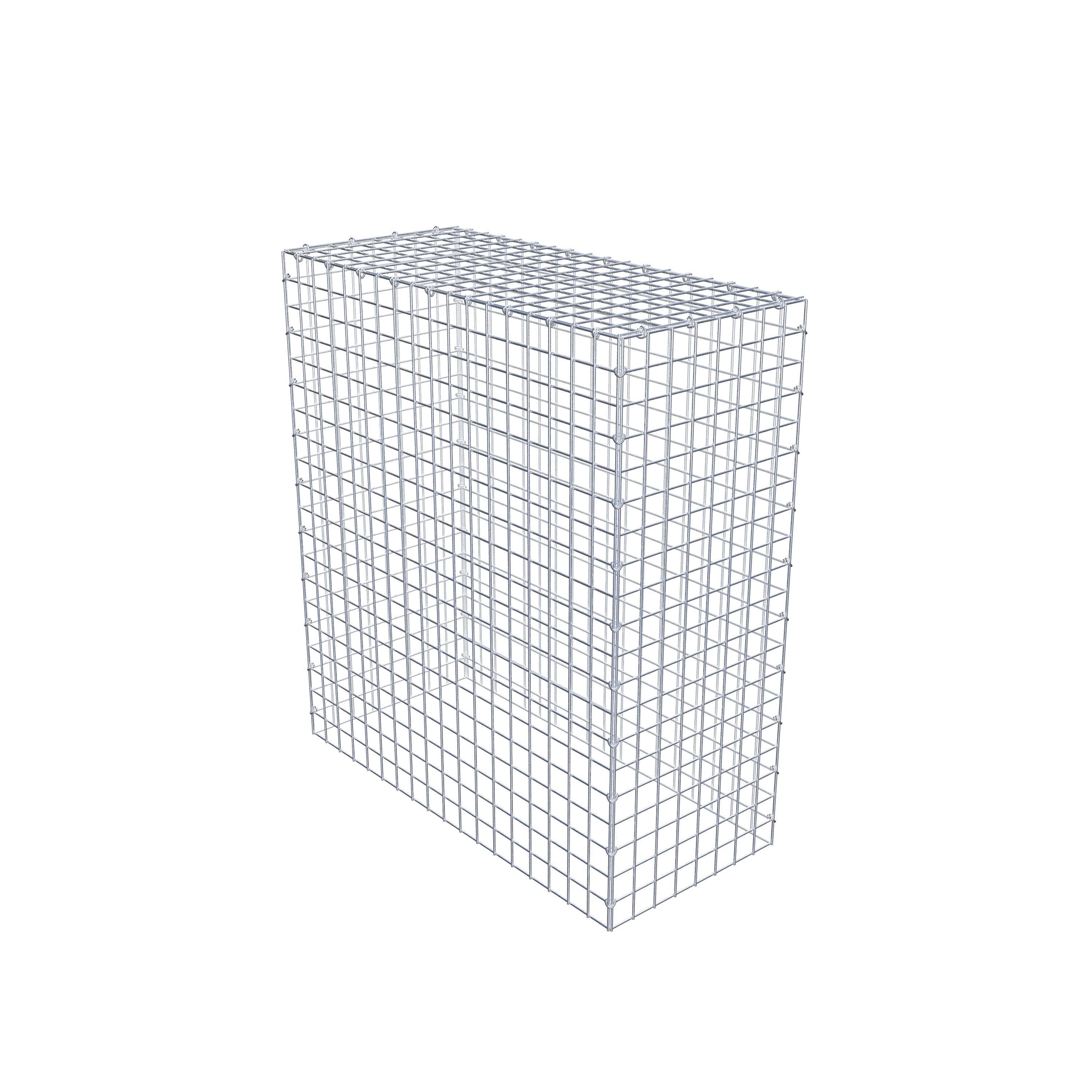 Mounted gabion type 3 100 cm x 90 cm x 40 cm (L x H x D), mesh size 5 cm x 5 cm, C-ring