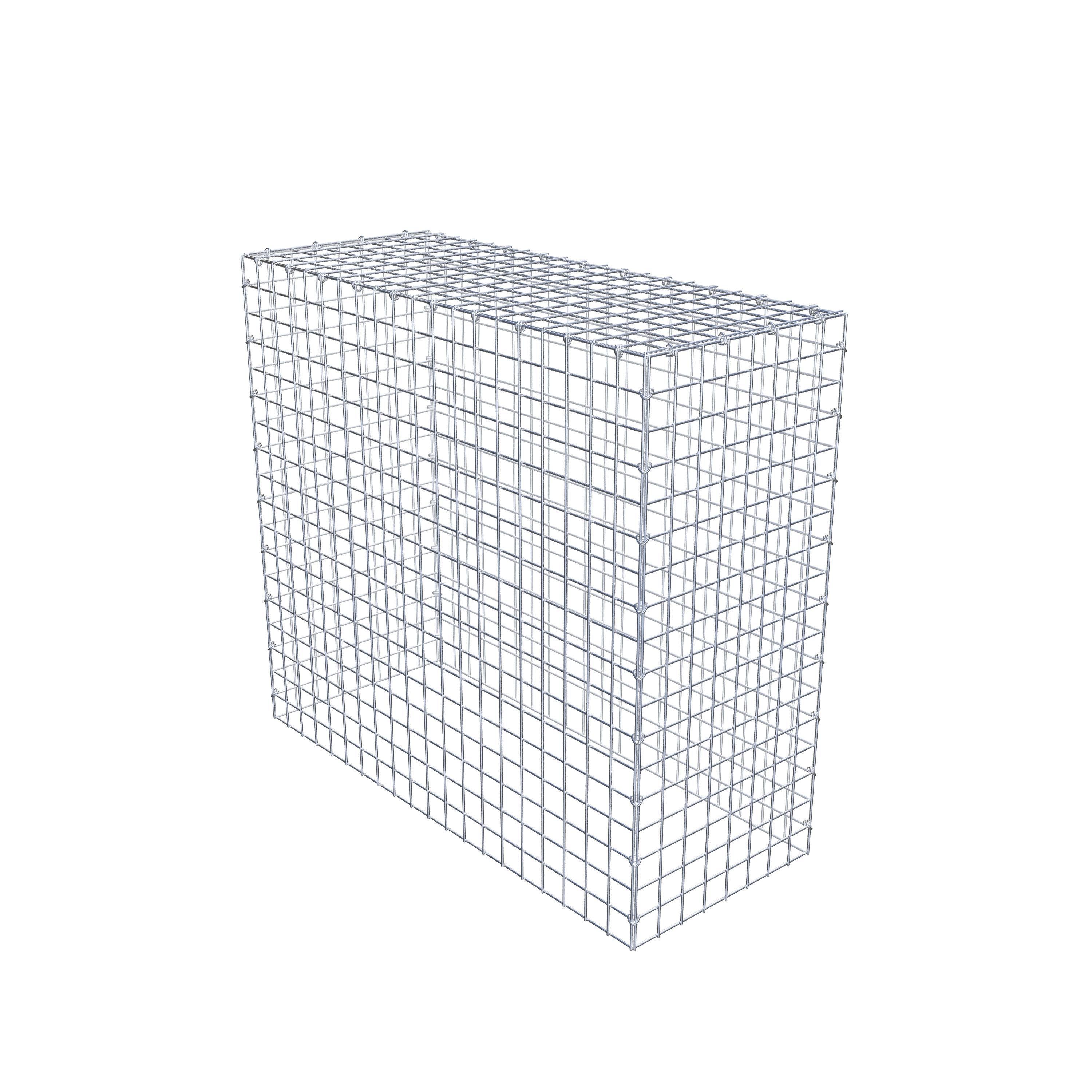 Mounted gabion type 3 100 cm x 90 cm x 40 cm (L x H x D), mesh size 5 cm x 5 cm, C-ring