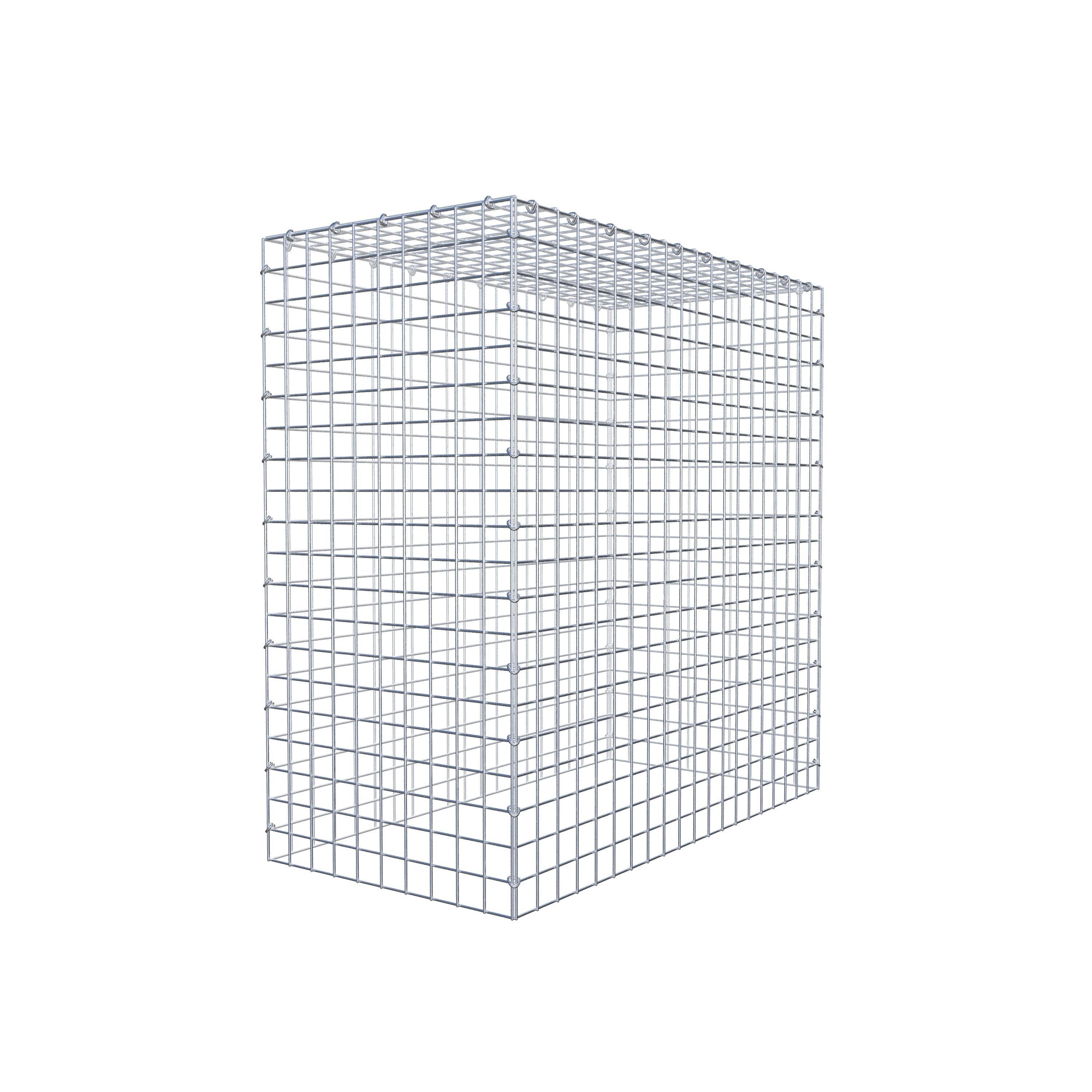 Monteret gabion type 3 100 cm x 100 cm x 50 cm (L x H x D), maskestørrelse 5 cm x 5 cm, C-ring