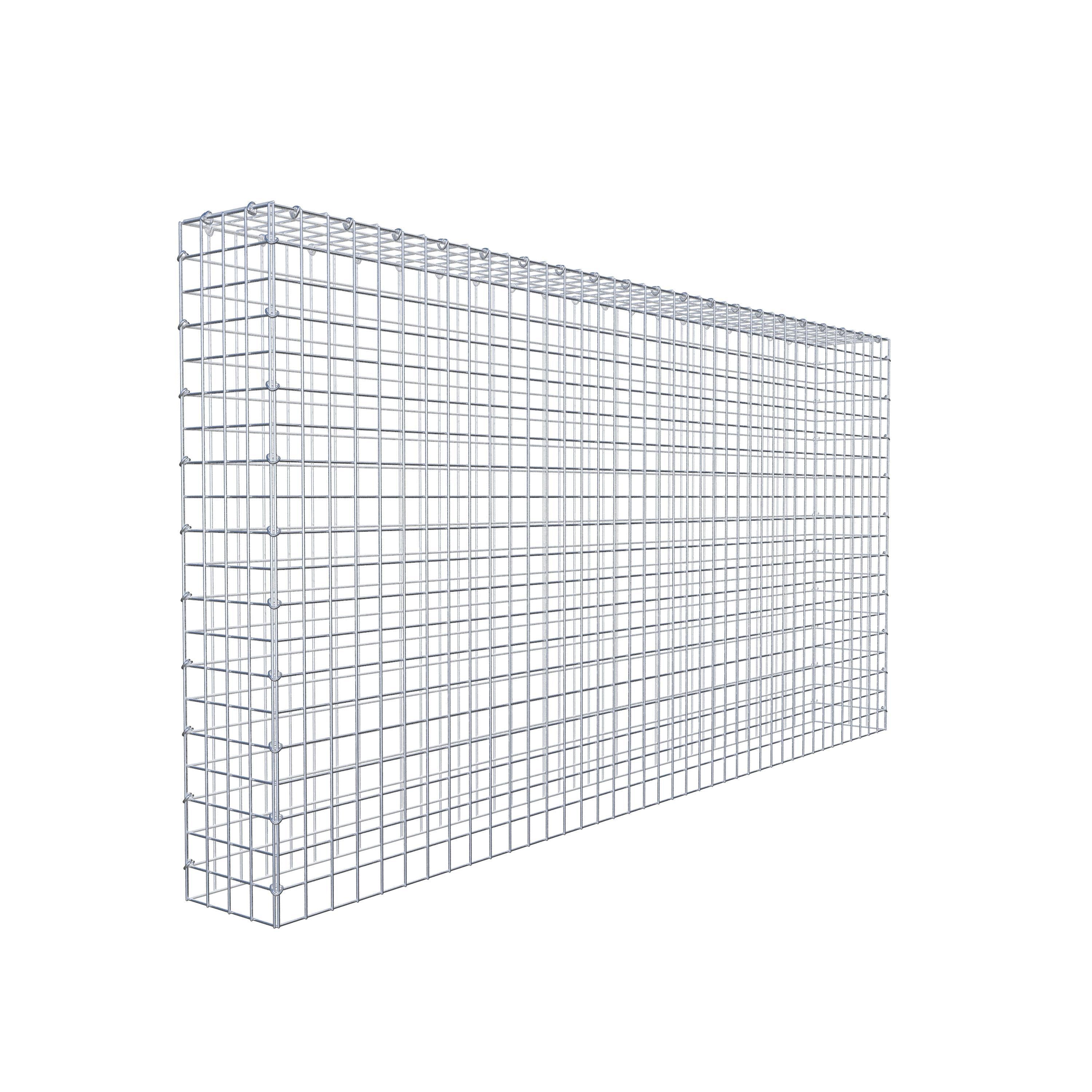 Mounted gabion type 3 200 cm x 100 cm x 20 cm (L x H x D), mesh size 5 cm x 5 cm, C-ring