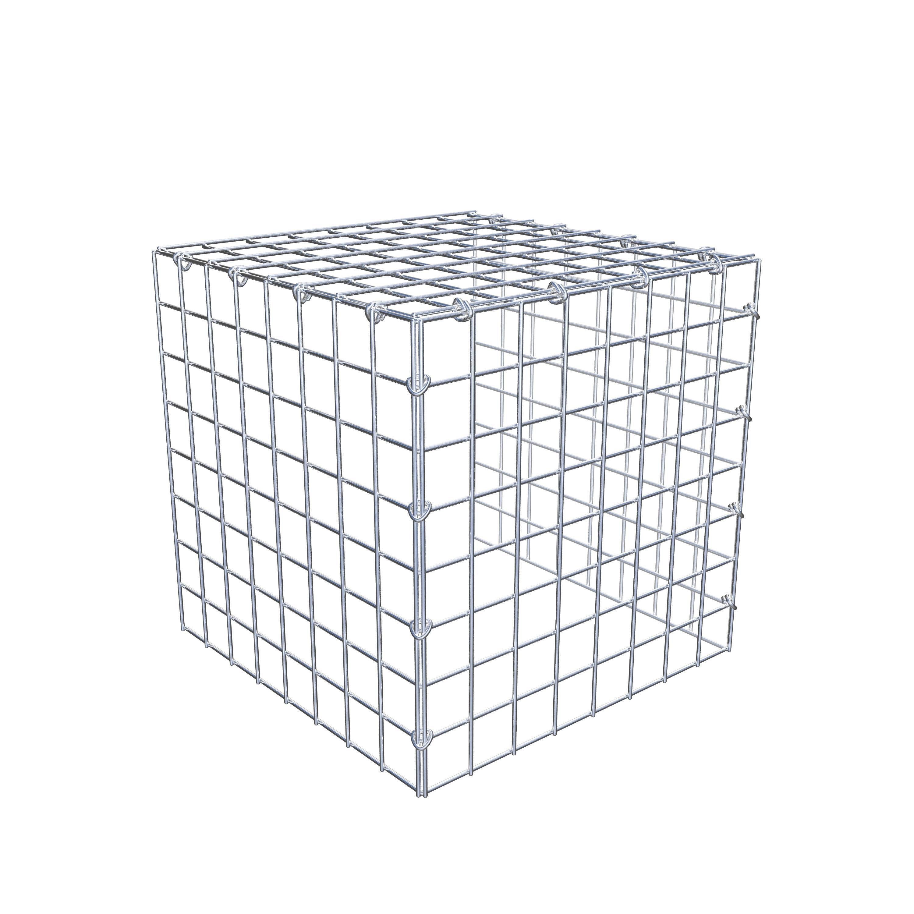 Monteret gabion type 4 40 cm x 40 cm x 40 cm (L x H x D), maskestørrelse 5 cm x 5 cm, C-ring