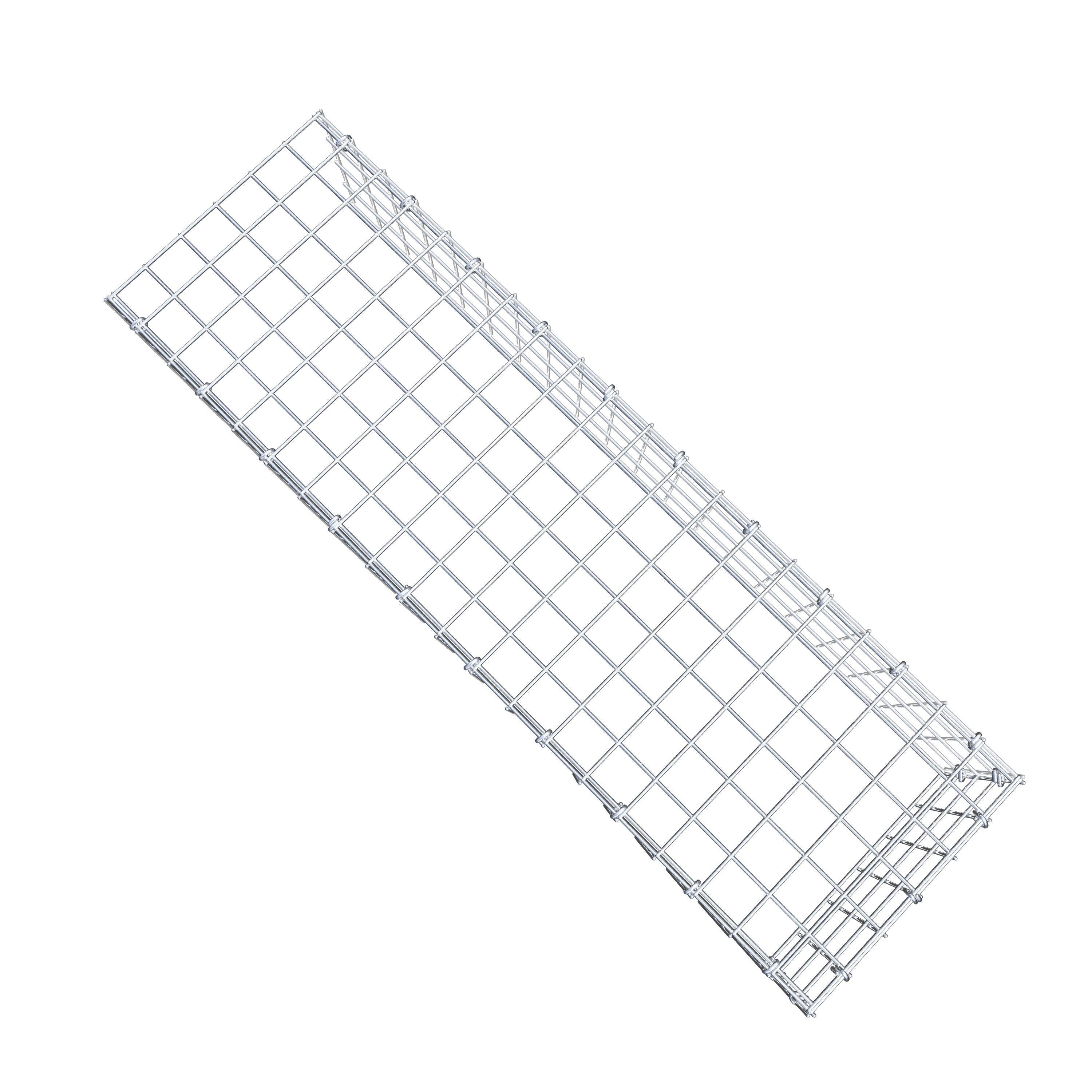 Anbaugabione Typ 4 100 cm x 20 cm x 30 cm (L x H x T), Maschenweite 5 cm x 5 cm, C-Ring