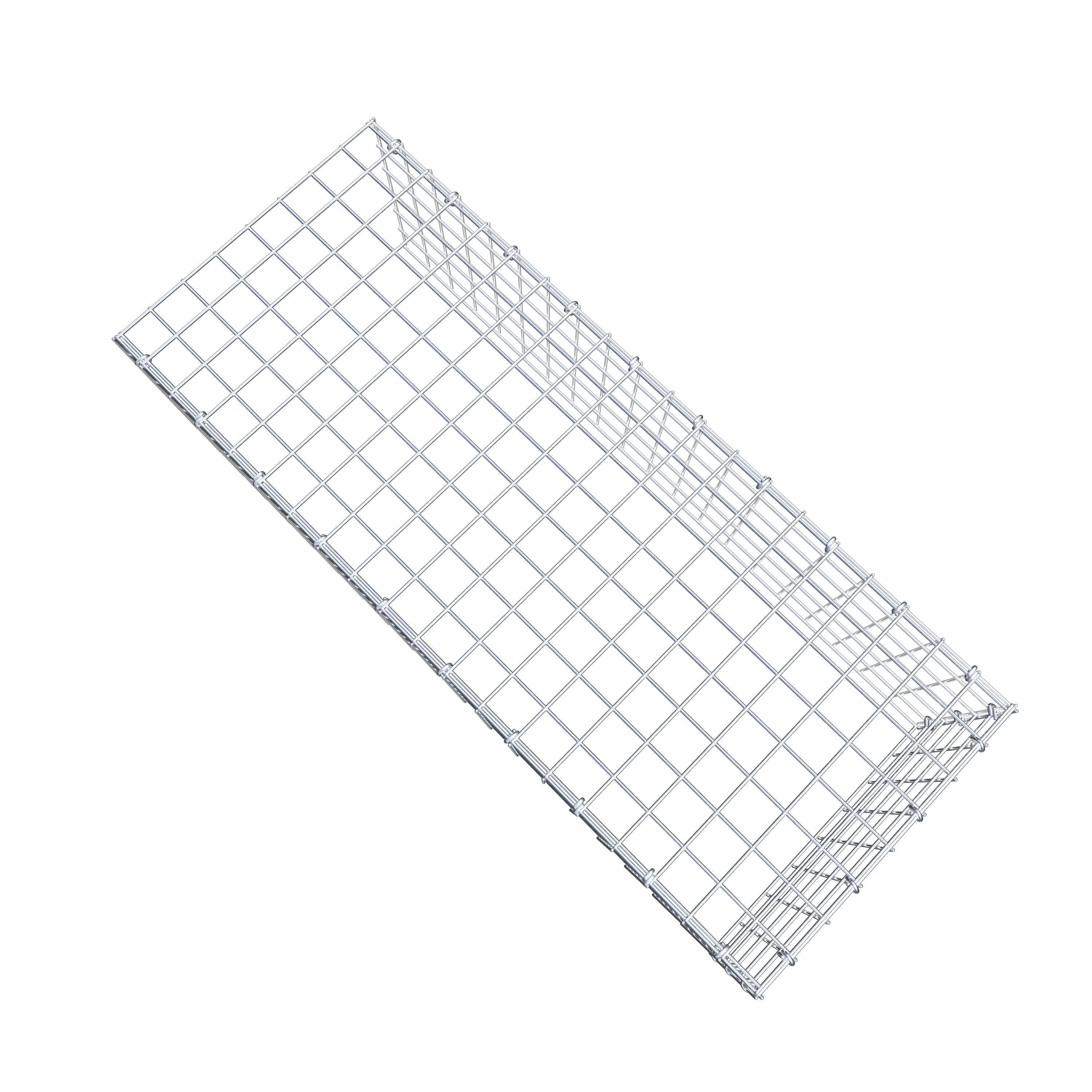 Anbaugabione Typ 4 100 cm x 30 cm x 40 cm (L x H x T), Maschenweite 5 cm x 5 cm, C-Ring