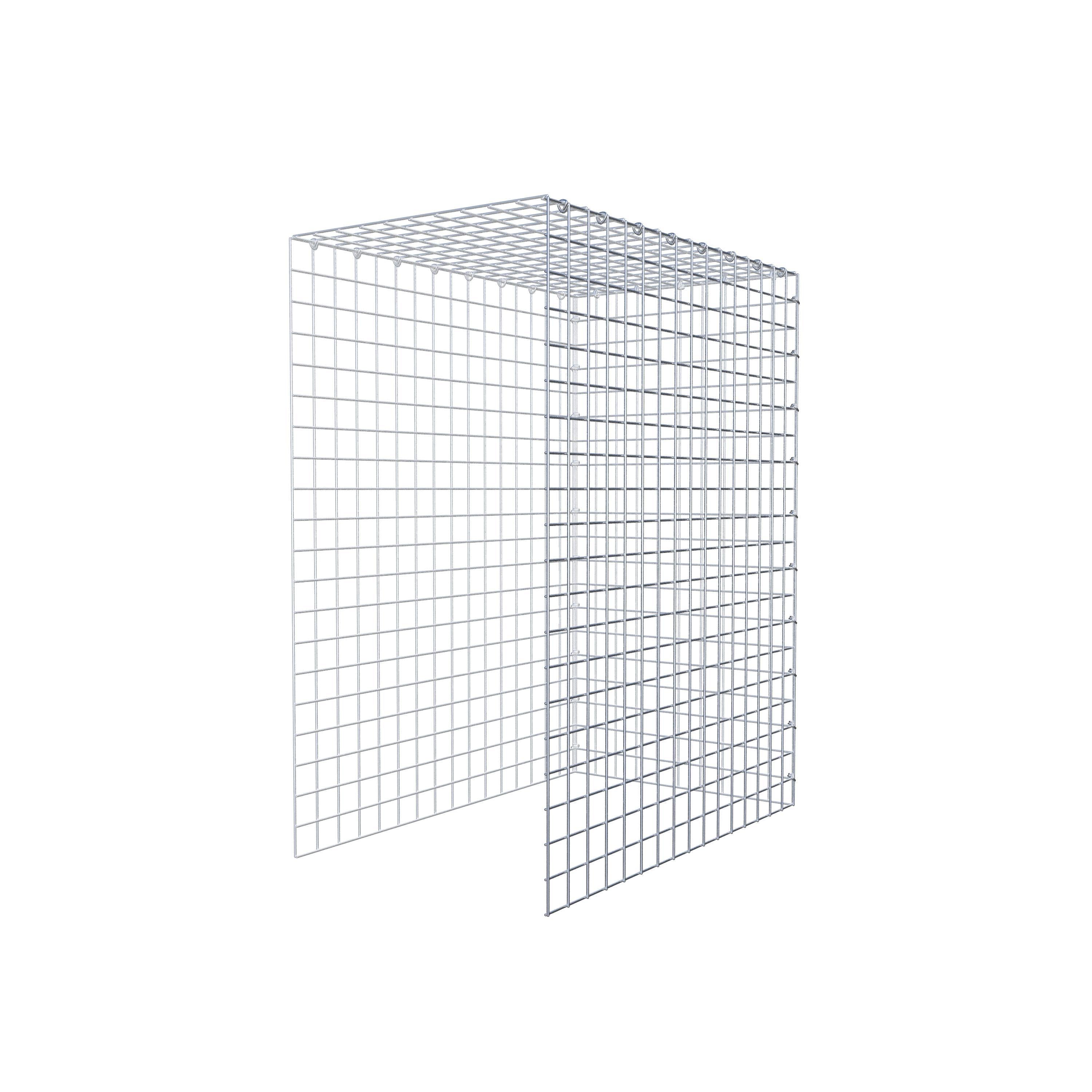 Anbaugabione Typ 4 100 cm x 80 cm x 50 cm (L x H x T), Maschenweite 5 cm x 5 cm, C-Ring