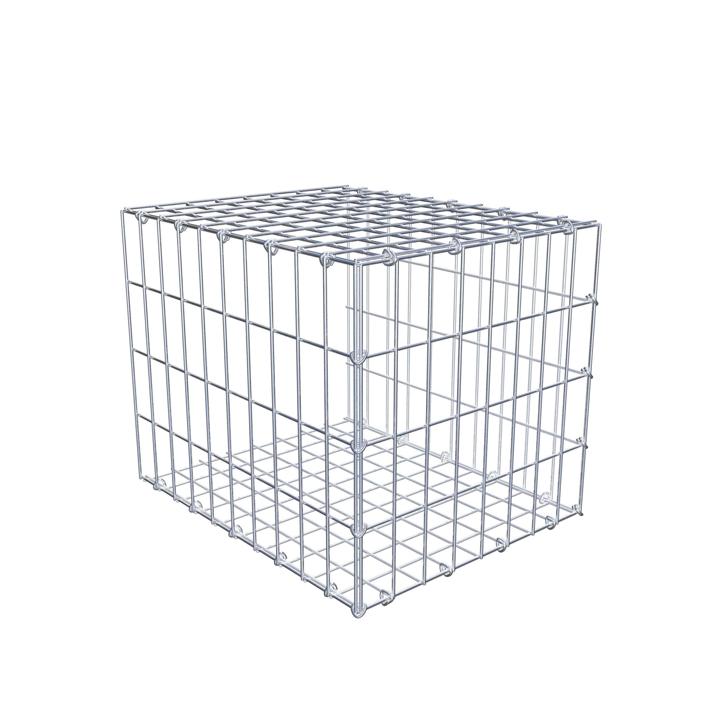 Monteret gabion type 2 50 cm x 40 cm x 40 cm, maskestørrelse 5 cm x 10 cm, C-ring