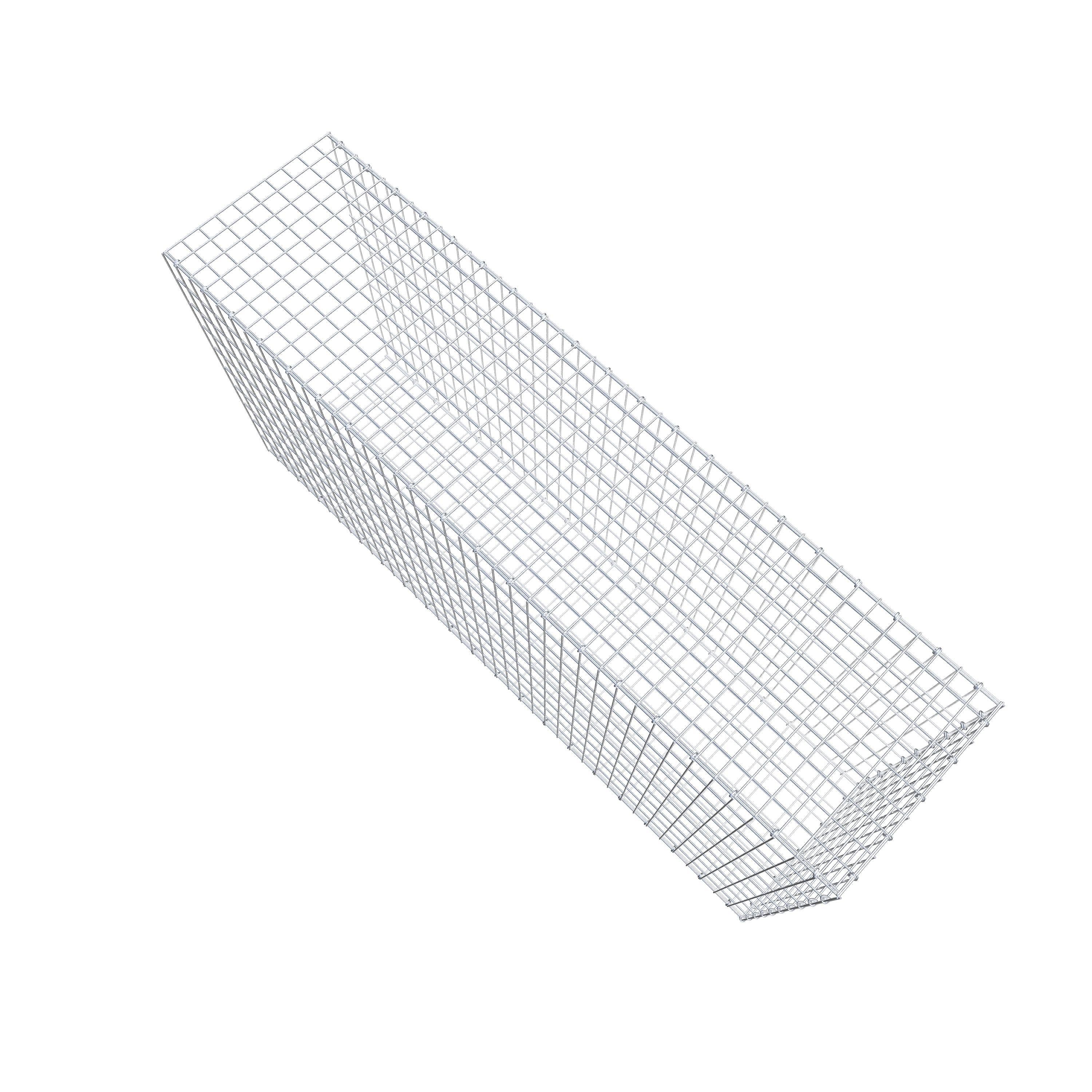 Anbaugabione Typ 2 200 cm x 100 cm x 50 cm, Maschenweite 5 cm x 10 cm, C-Ring