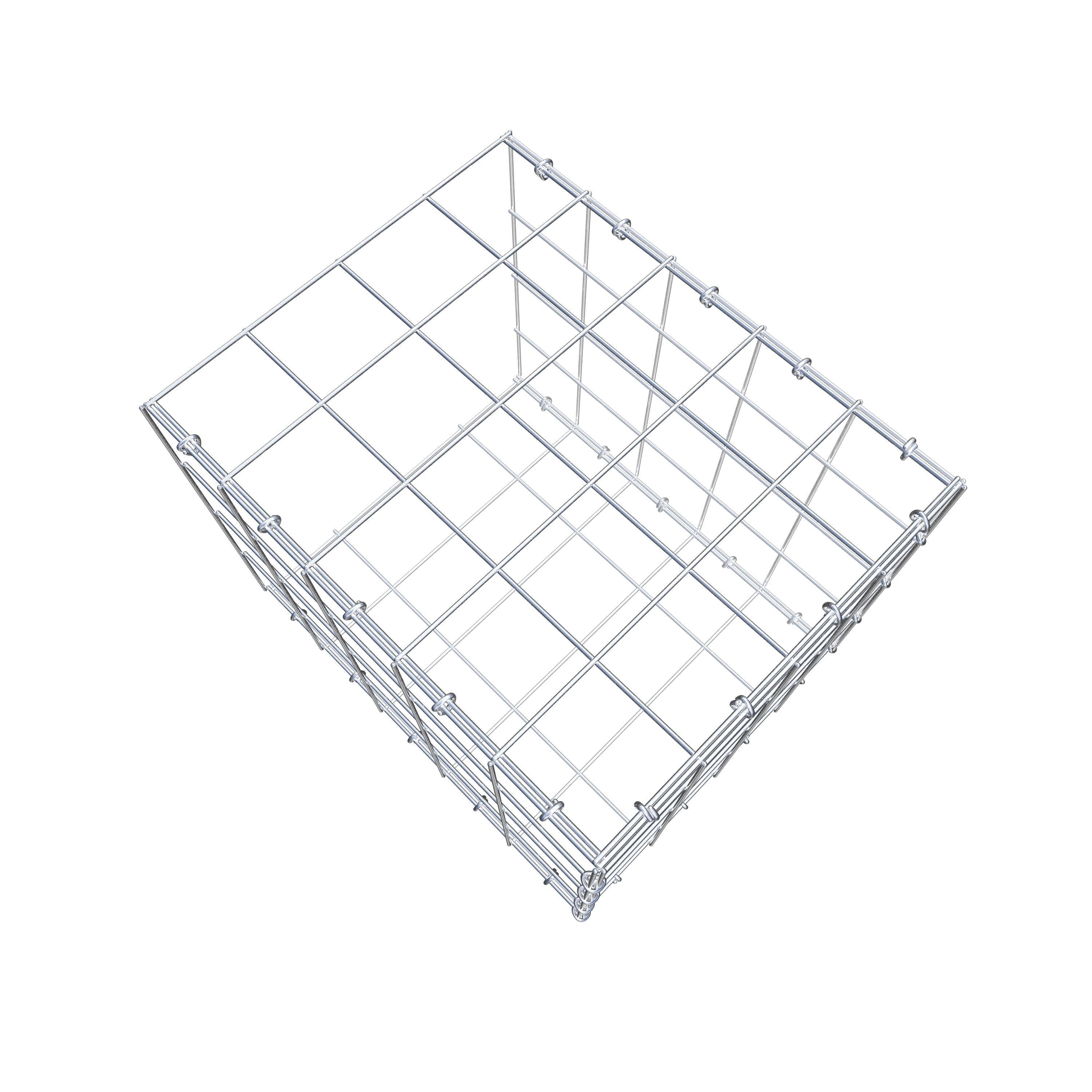 Anbaugabione Typ 2 50 cm x 40 cm x 40 cm (L x H x T), Maschenweite 10 cm x 10 cm, C-Ring