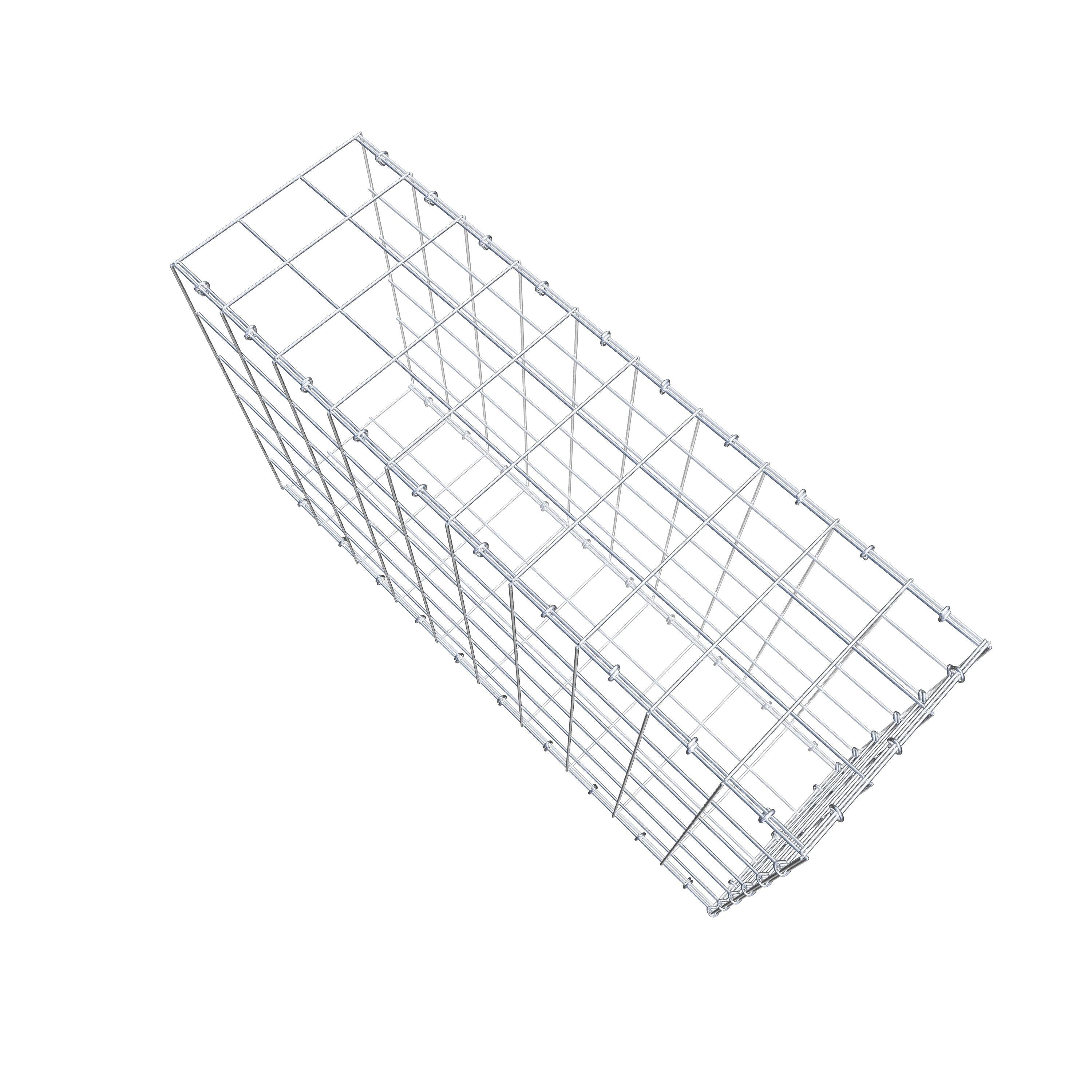 Anbaugabione Typ 2 100 cm x 60 cm x 30 cm (L x H x T), Maschenweite 10 cm x 10 cm, C-Ring